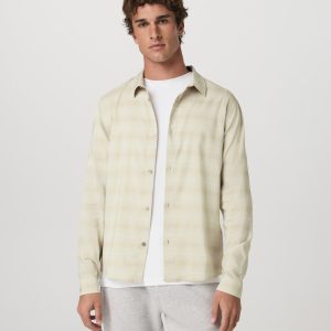 Long Sleeve Plaid Button Down Shirt | Sandalwood