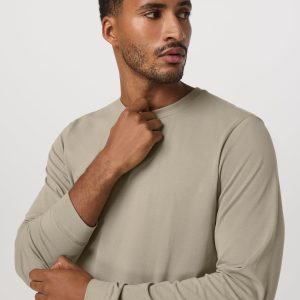 Long Sleeve Tuvalu Tee | Truffle