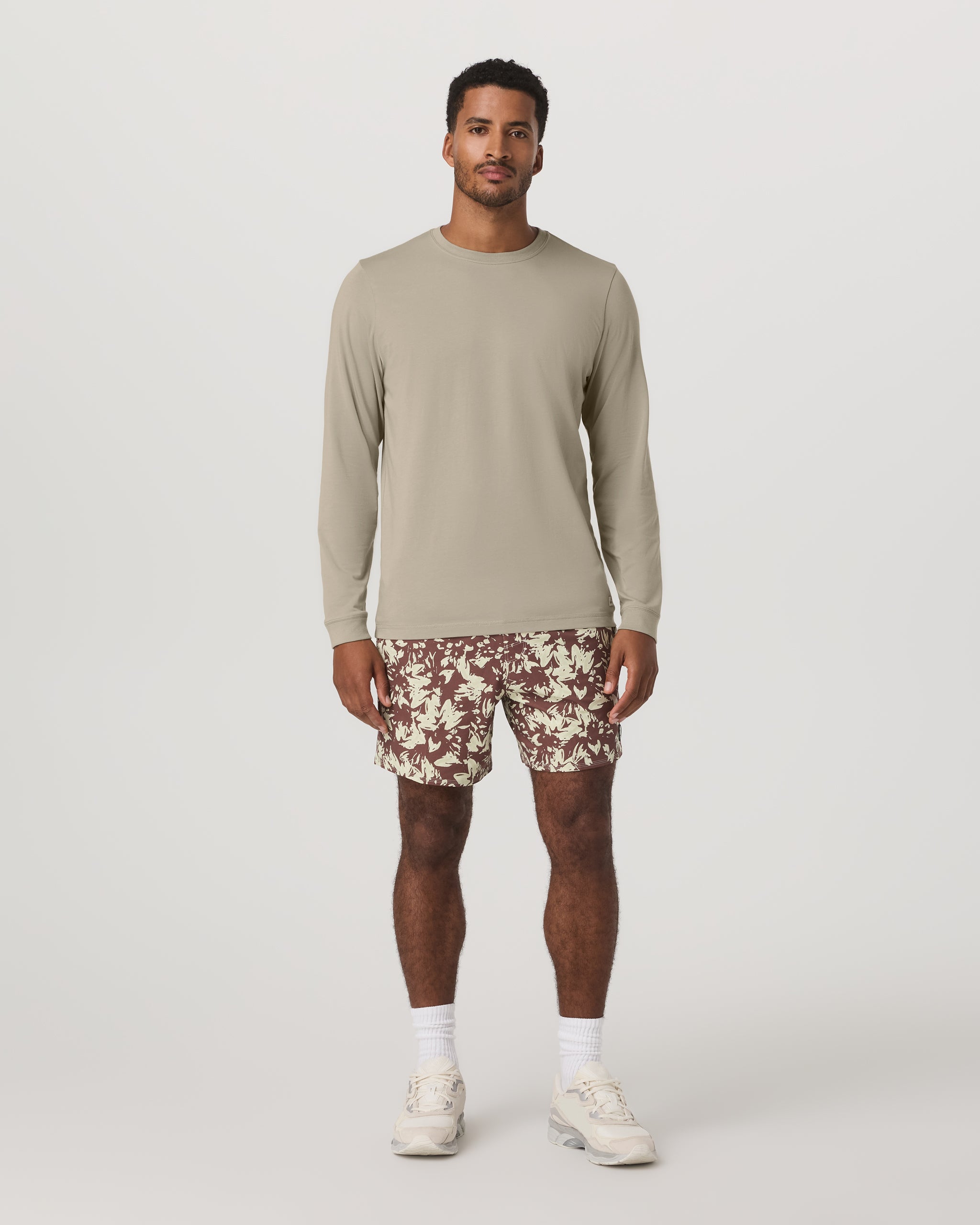 Long Sleeve Tuvalu Tee | Truffle - Image 4