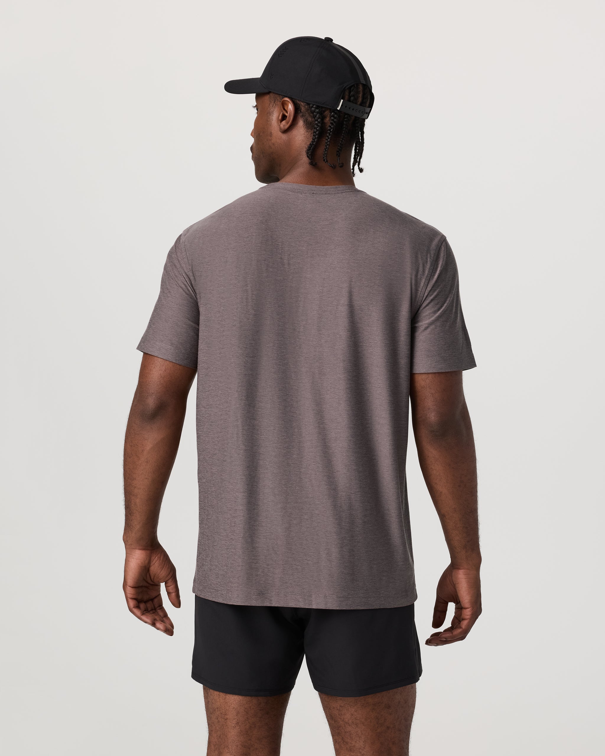 Short Sleeve Strato Tech Tee - Relaxed Fit | Huckleberry Heather - Image 2
