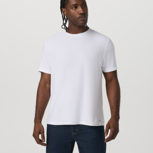 Short Sleeve Strato Tech Tee - Relaxed Fit | White