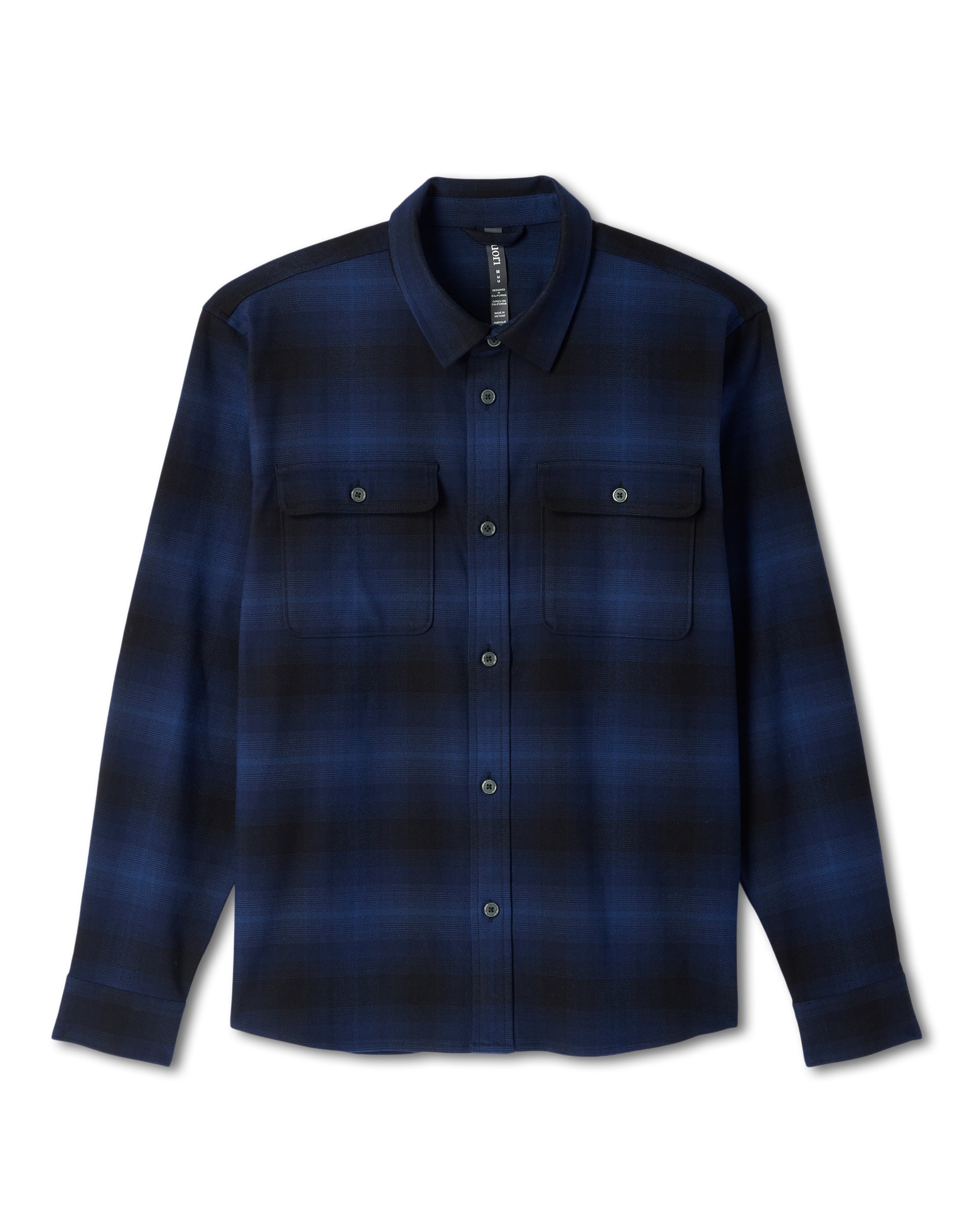 Long Sleeve Flannel Button Down Shirt | Blue Coast - Image 6