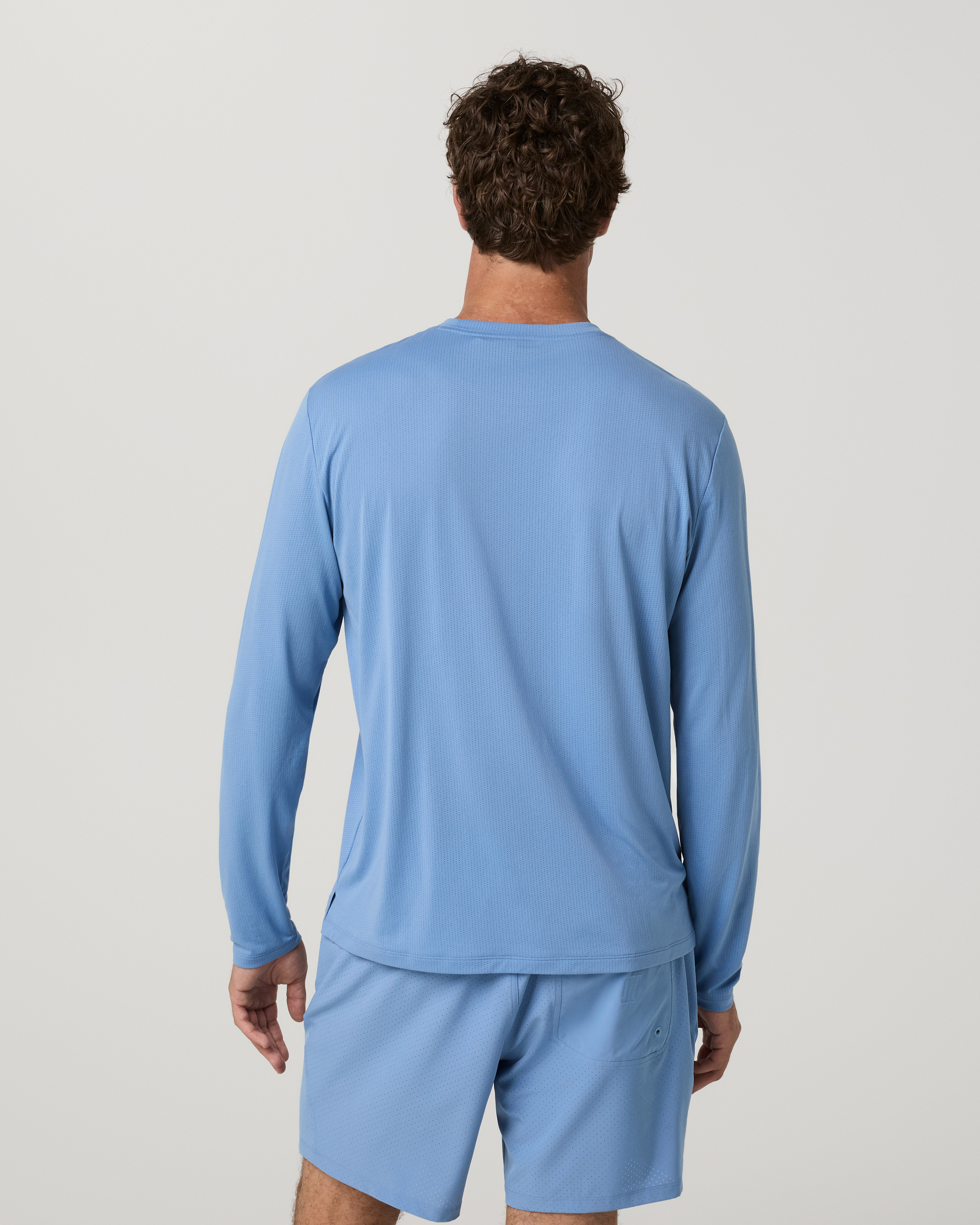 Long Sleeve Strato Breathe Tee | Isle Blue - Image 3
