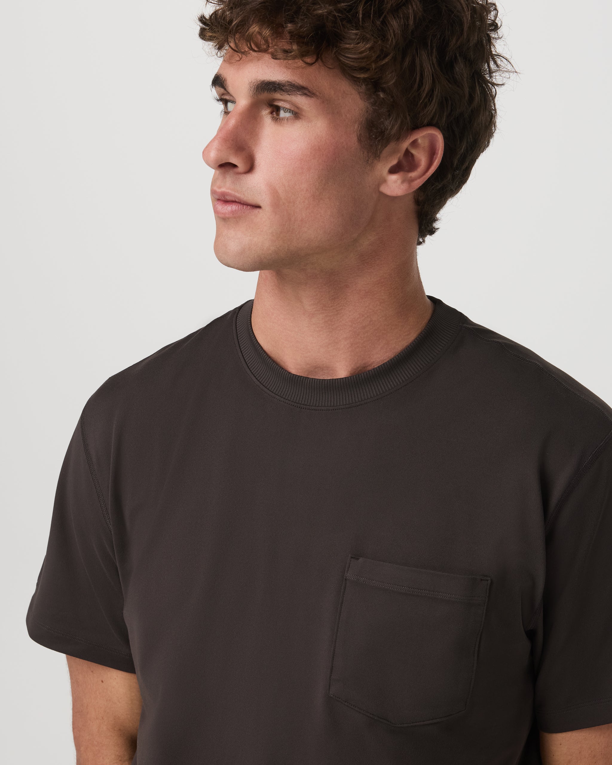 Short Sleeve Ponto Pocket Tee - Relaxed Fit | Carbon - Image 2