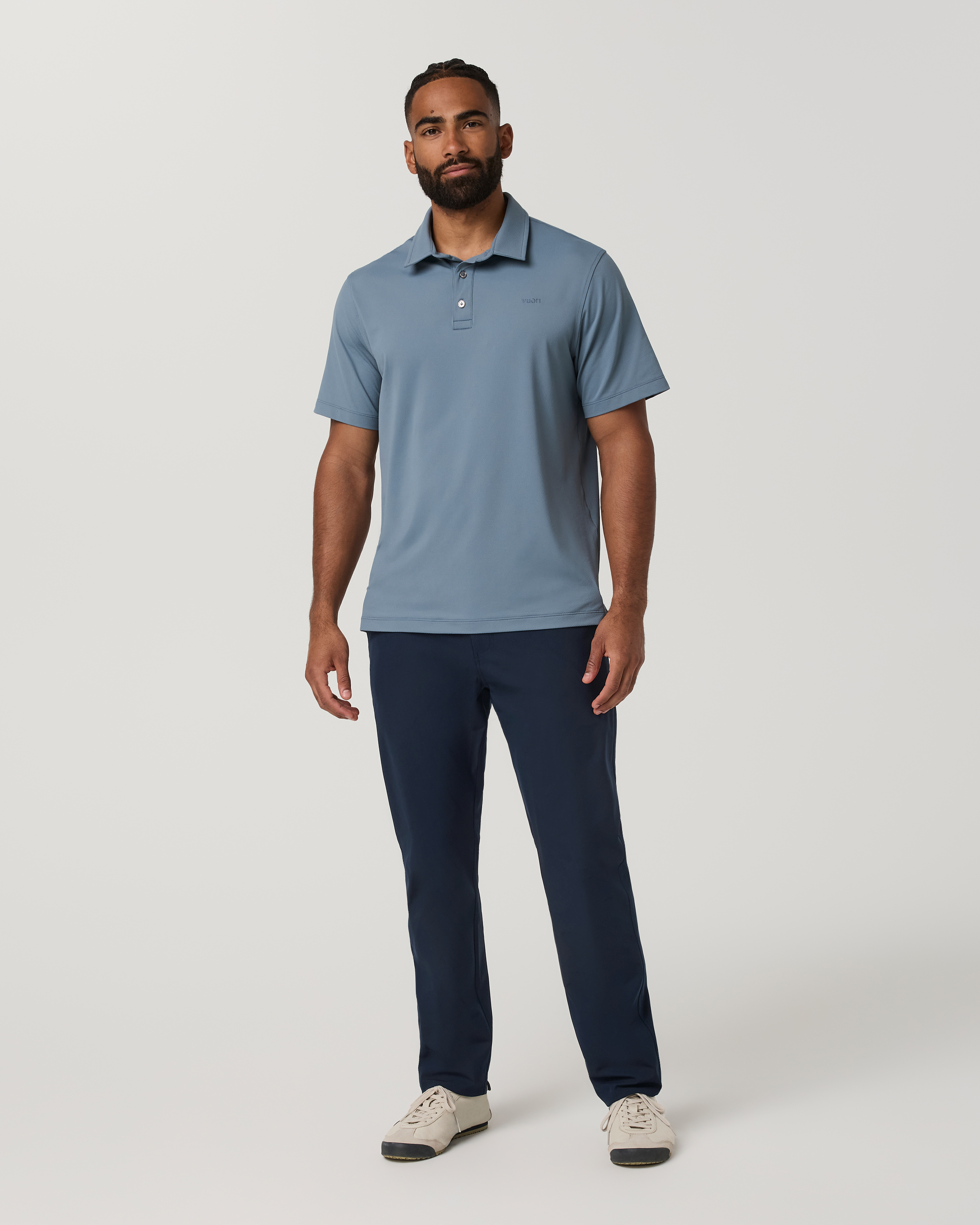 Short Sleeve Torrey Golf Polo | Waterfall - Image 3