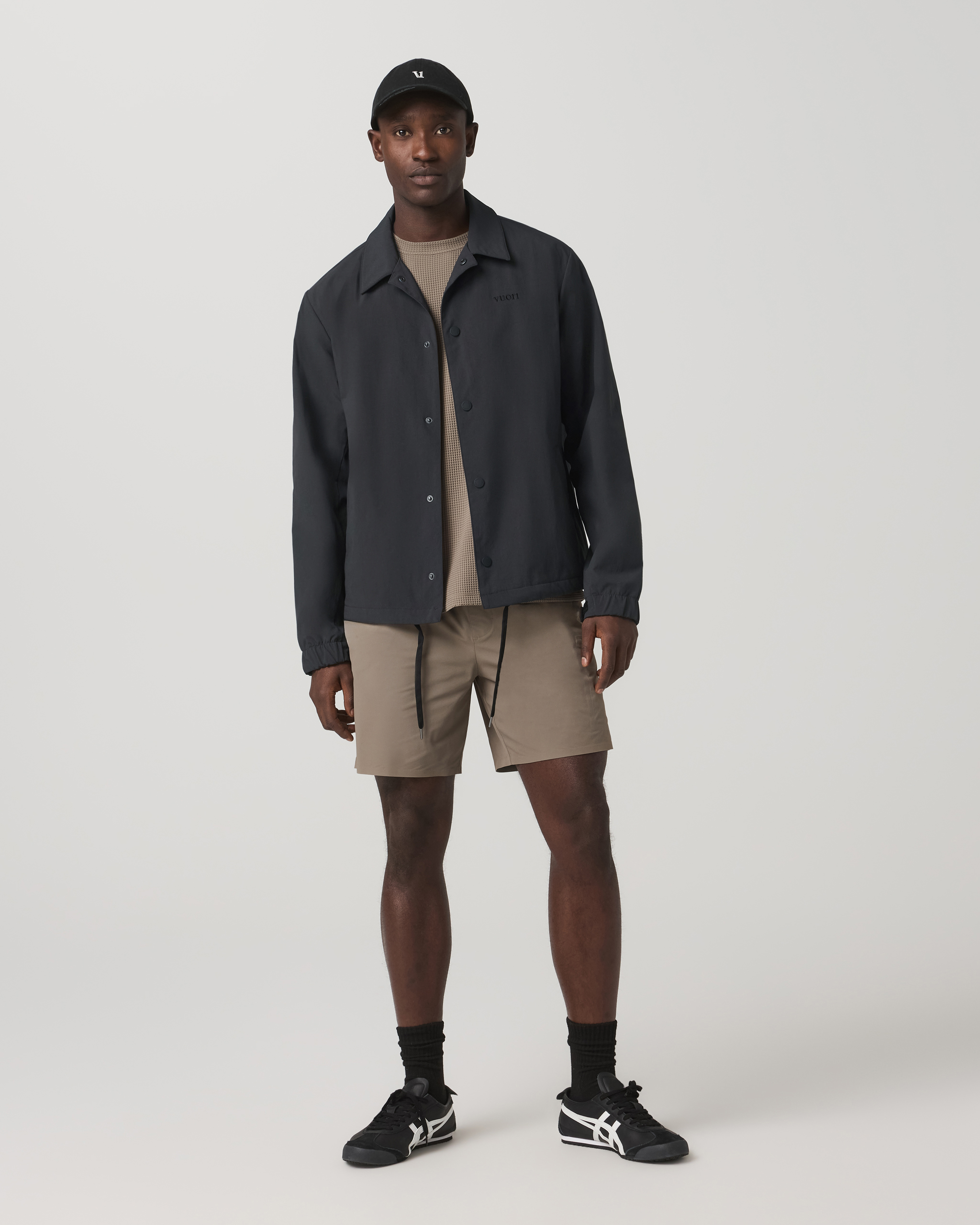 Short Sleeve Lightweight Tech Waffle Tee - Relaxed Fit | Bark - Image 3