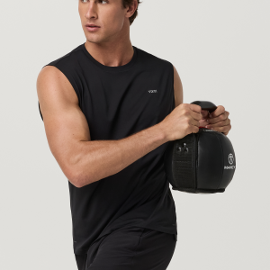 Sleeveless Strato Breathe Tank | Black