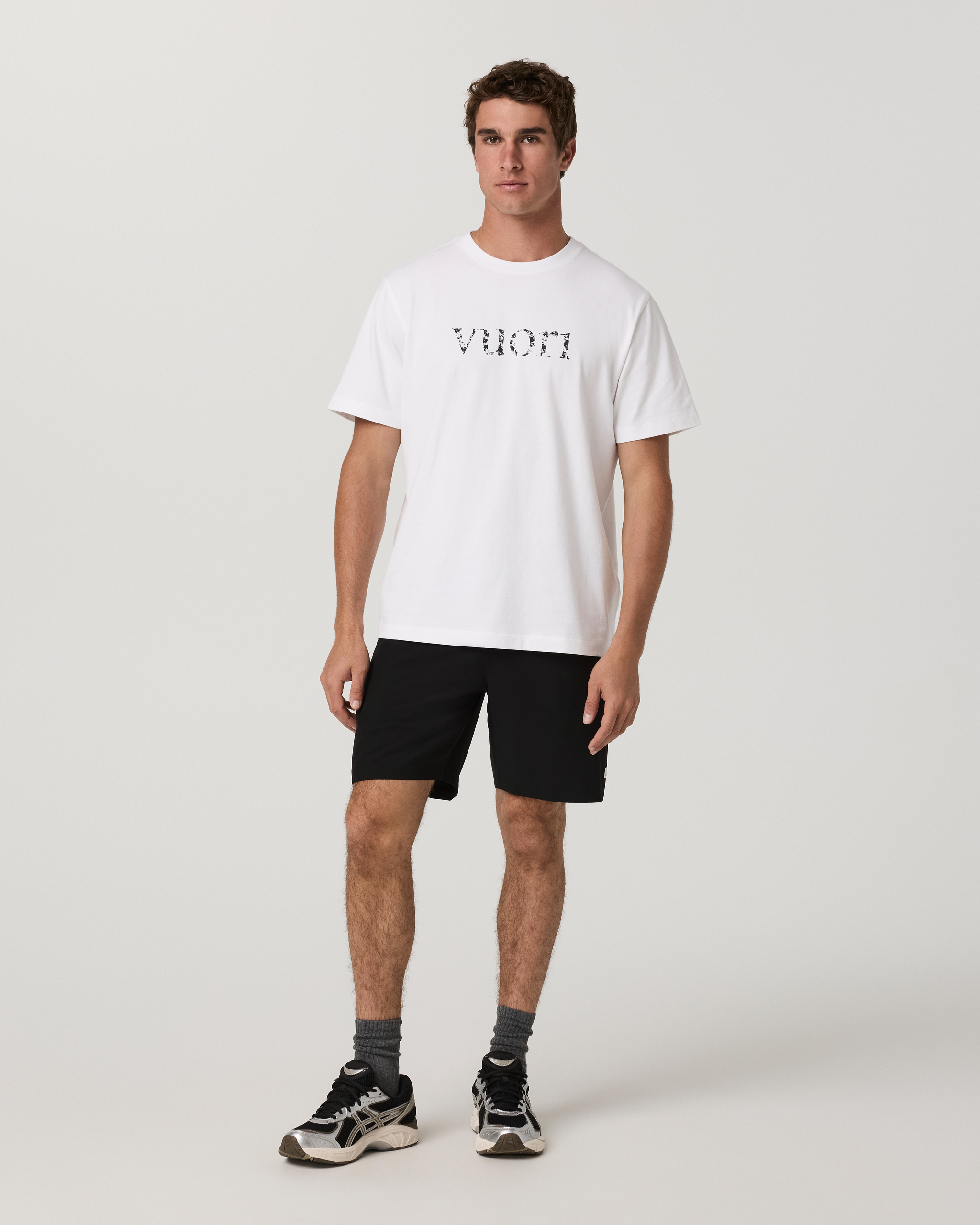 Short Sleeve Heavyweight Cotton Graphic Tee | White Logo Graphic - Image 3