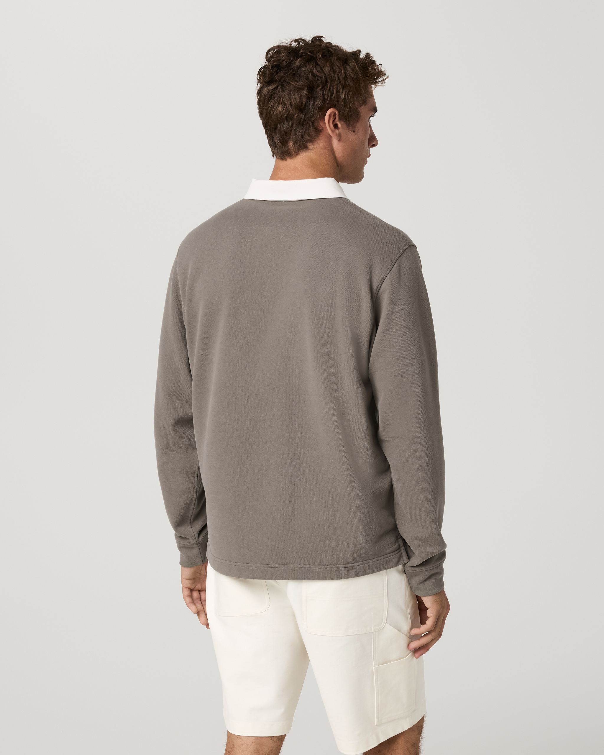 Long Sleeve Cypress Rugby | Smokey Taupe - Image 5