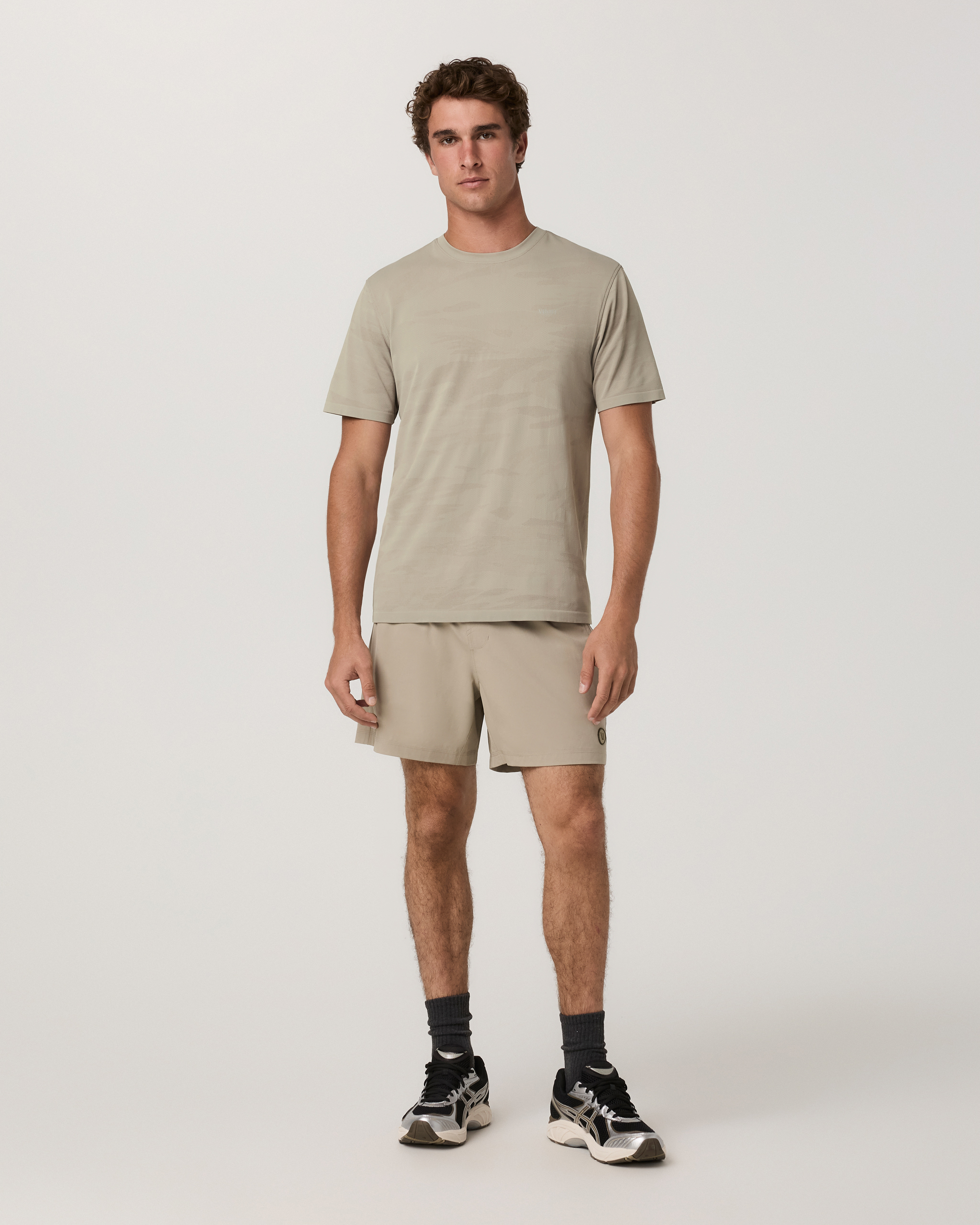 Short Sleeve Clearview Engineered Tee | Biscotti - Image 3