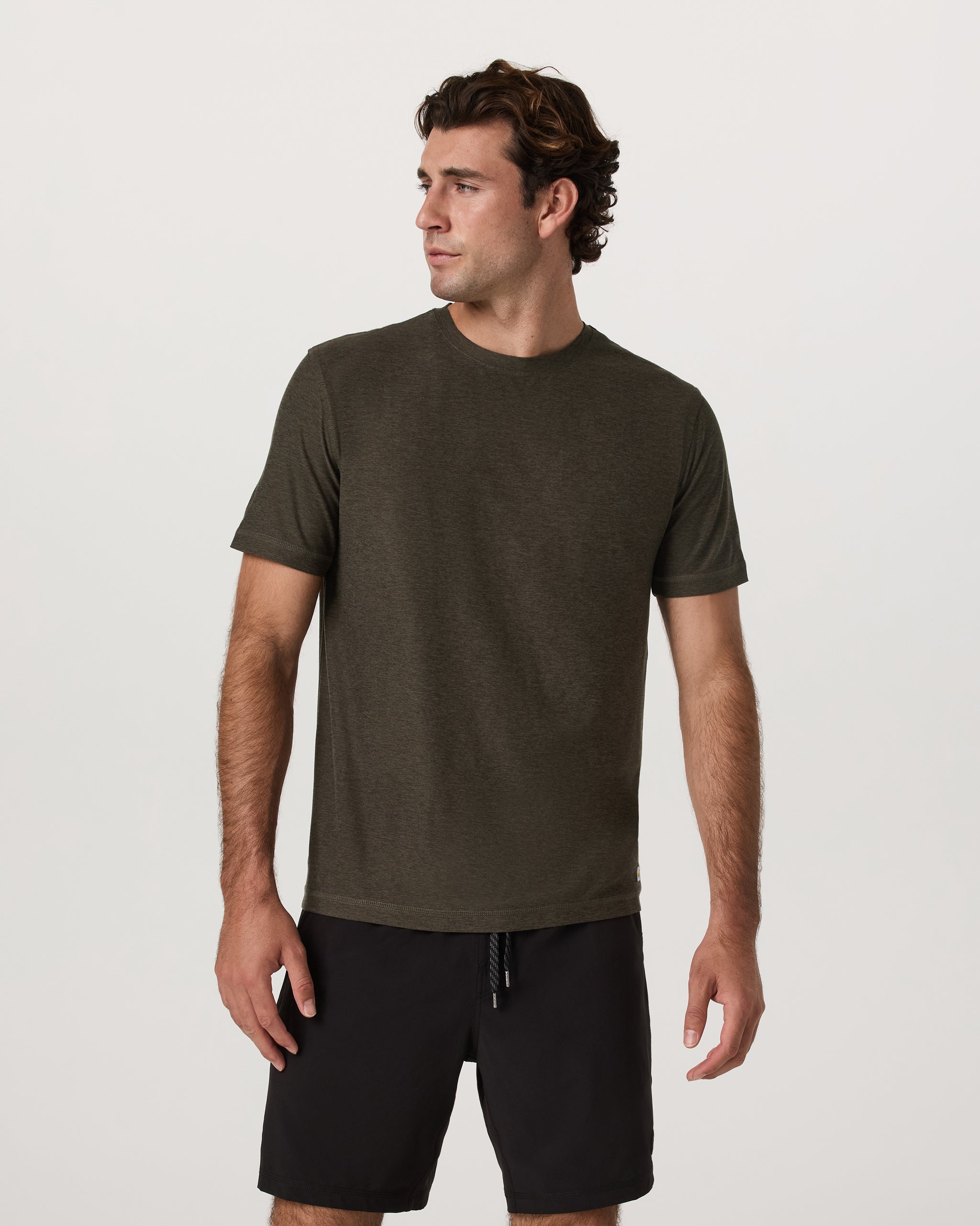 Strato Tech Tee | Dark Oregano Heather - Image 2