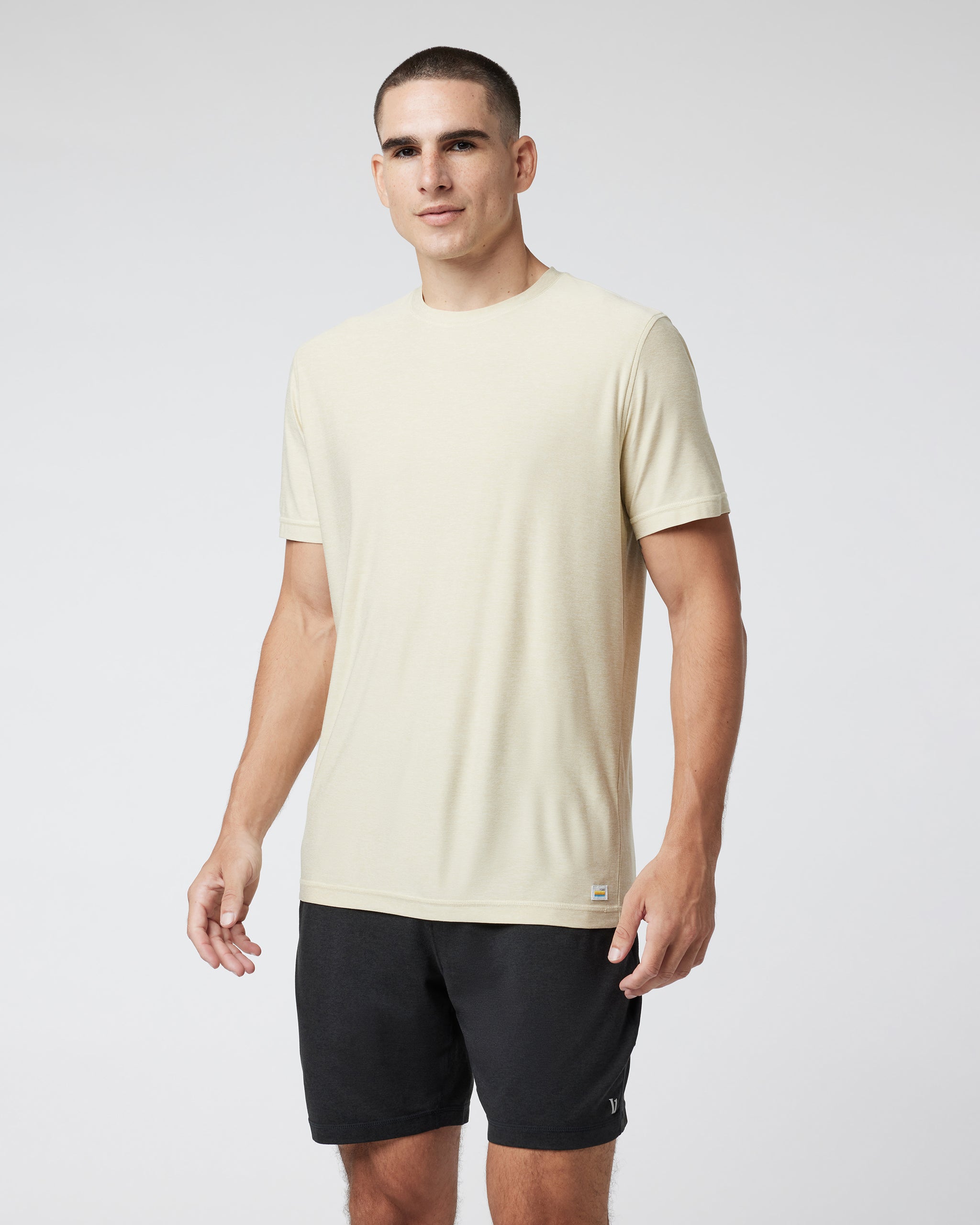 Strato Tech Tee | Cashew Heather