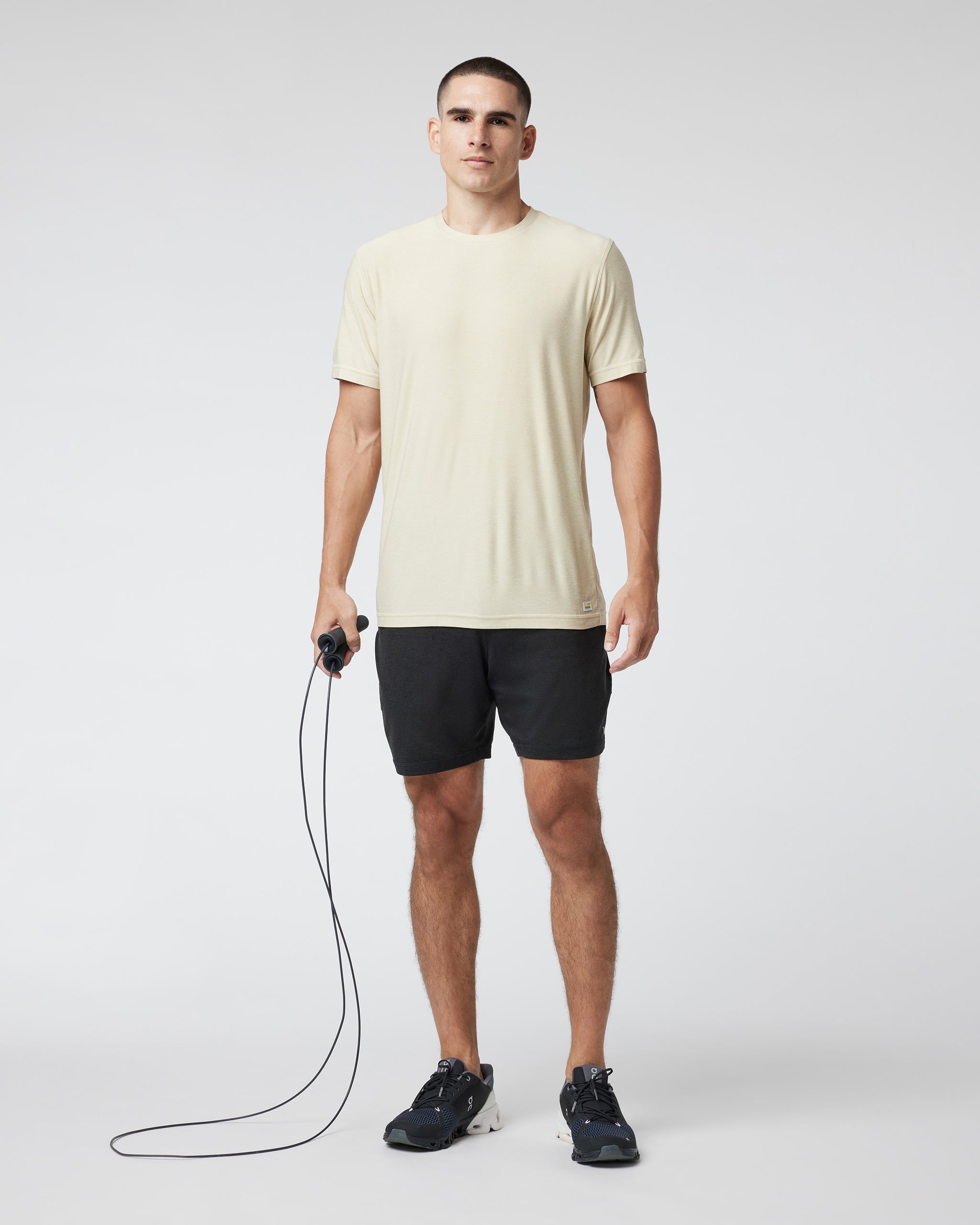 Strato Tech Tee | Cashew Heather - Image 3
