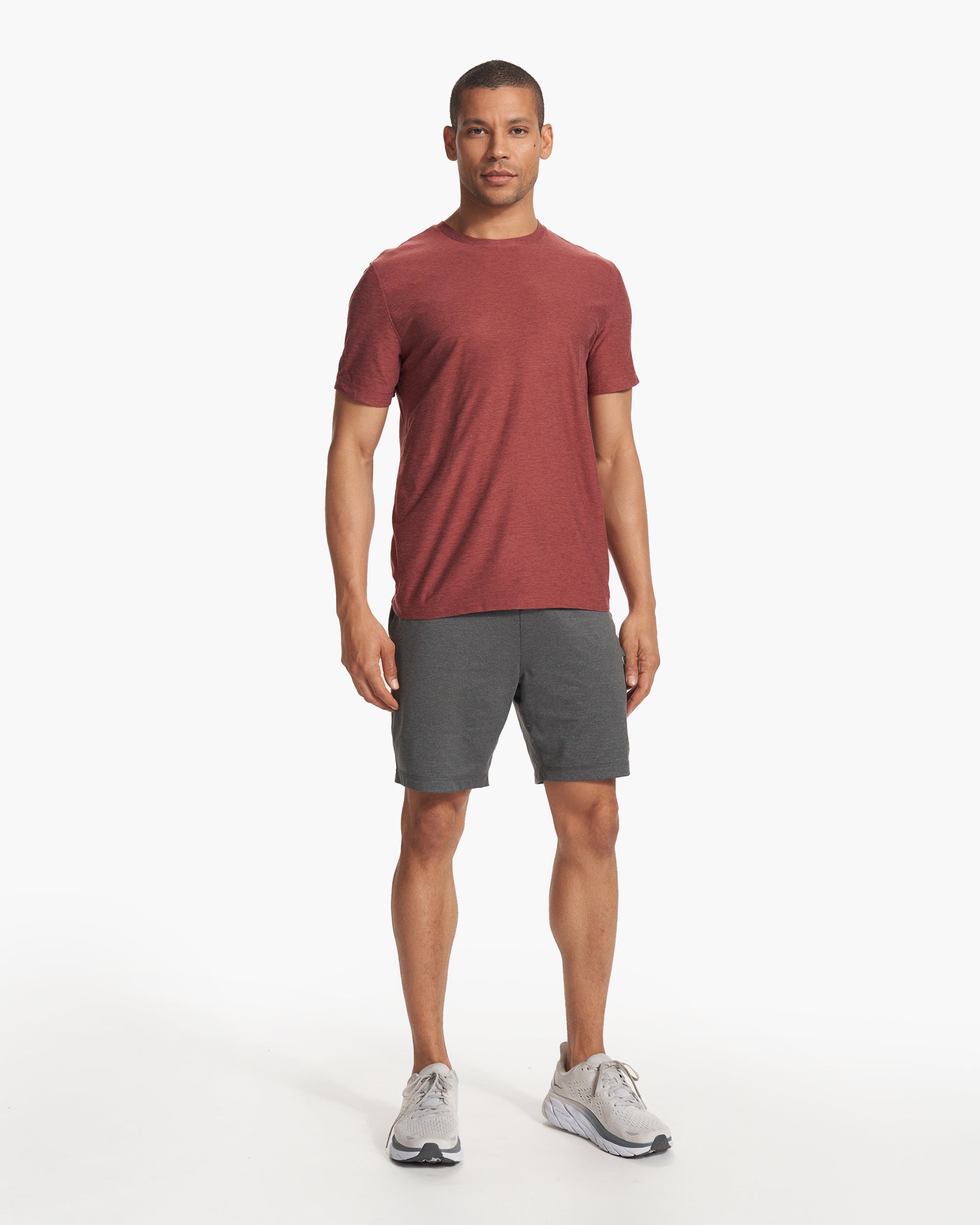 Strato Tech Tee | Earth Red Heather - Image 5