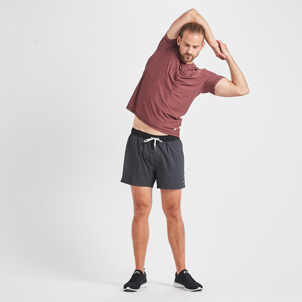 Strato Tech Tee | Fig Heather - Image 5