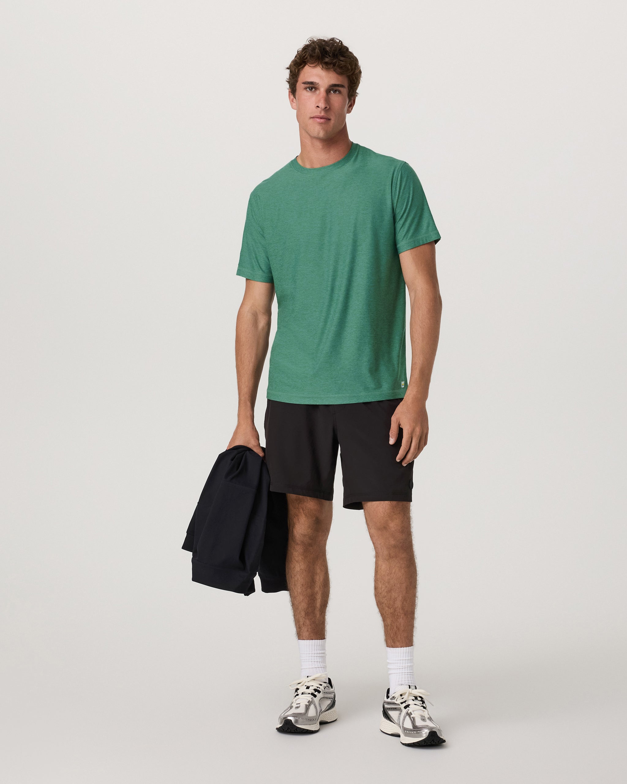 Strato Tech Tee | Hedge Green Heather - Image 4