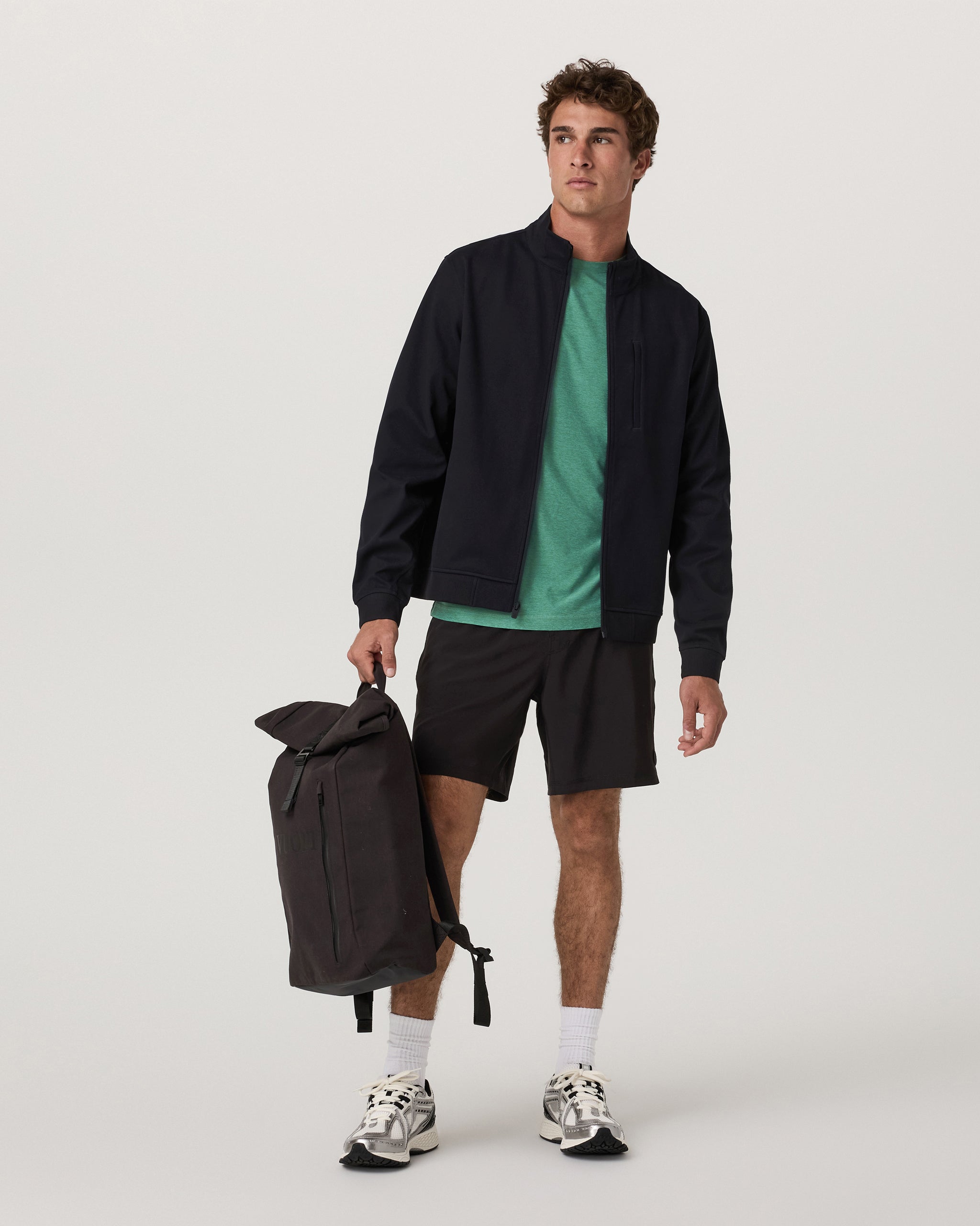 Strato Tech Tee | Hedge Green Heather - Image 5