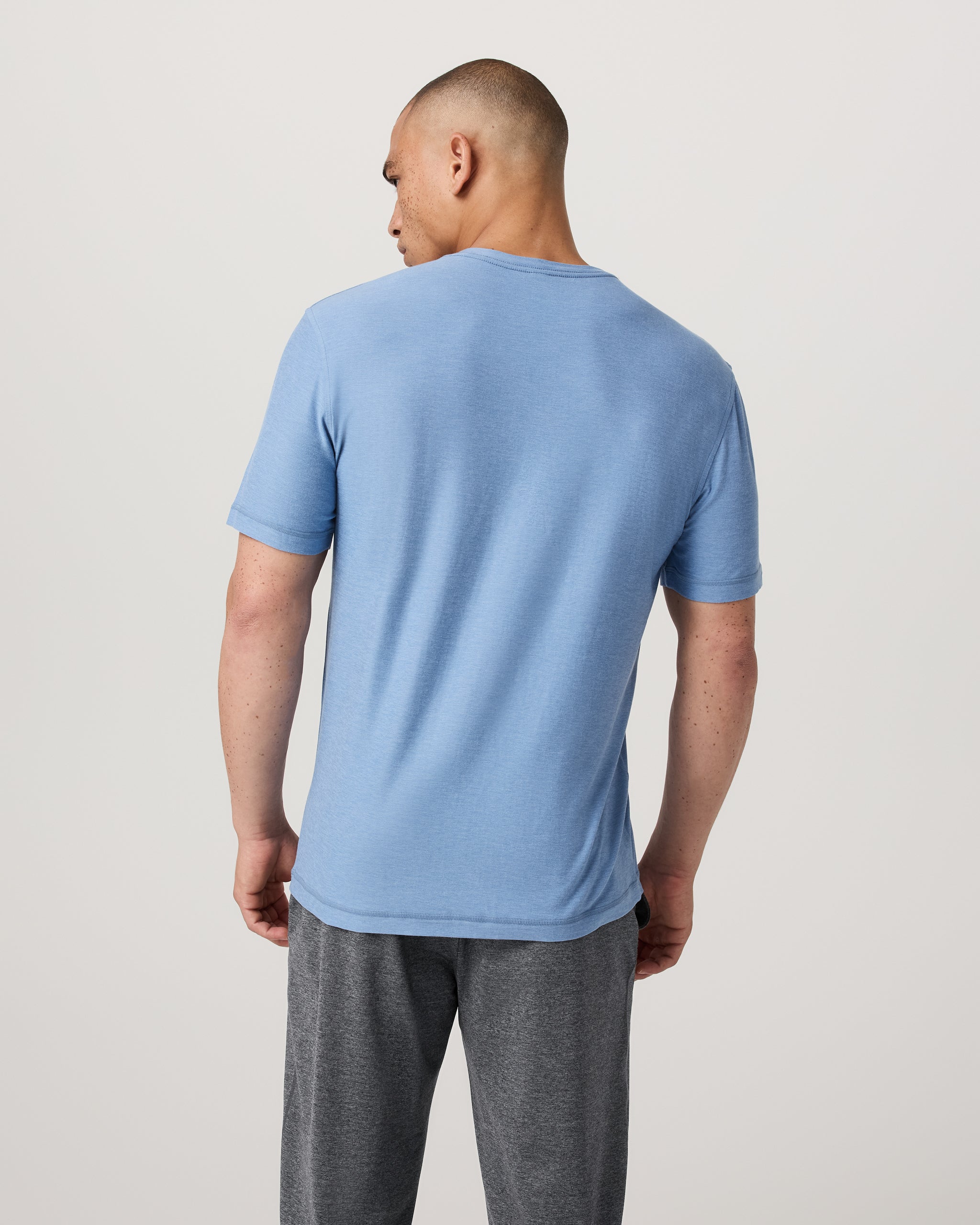 Strato Tech Tee | Isle Blue Heather - Image 4