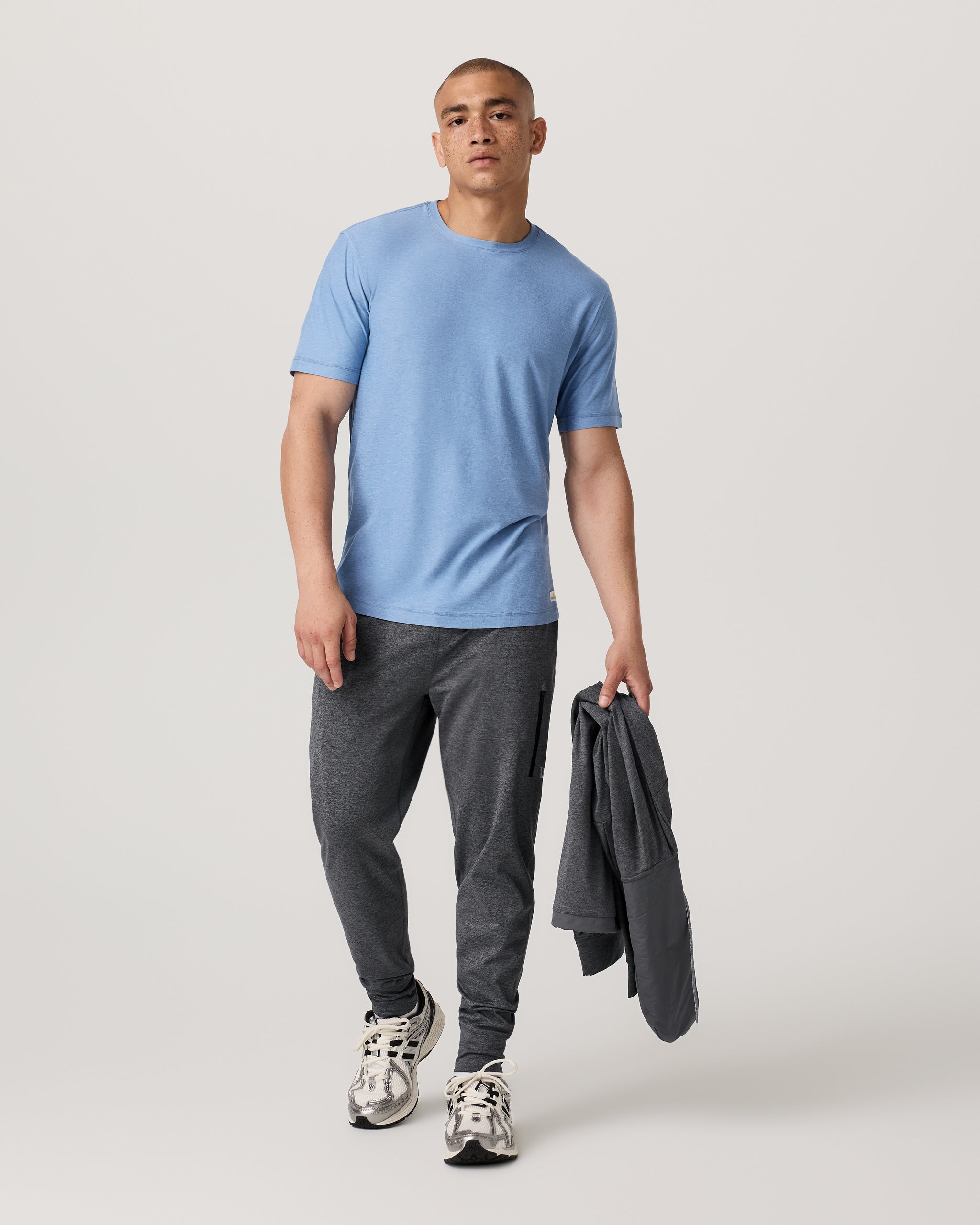 Strato Tech Tee | Isle Blue Heather - Image 3