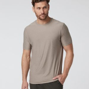 Strato Tech Tee | Mocha Heather