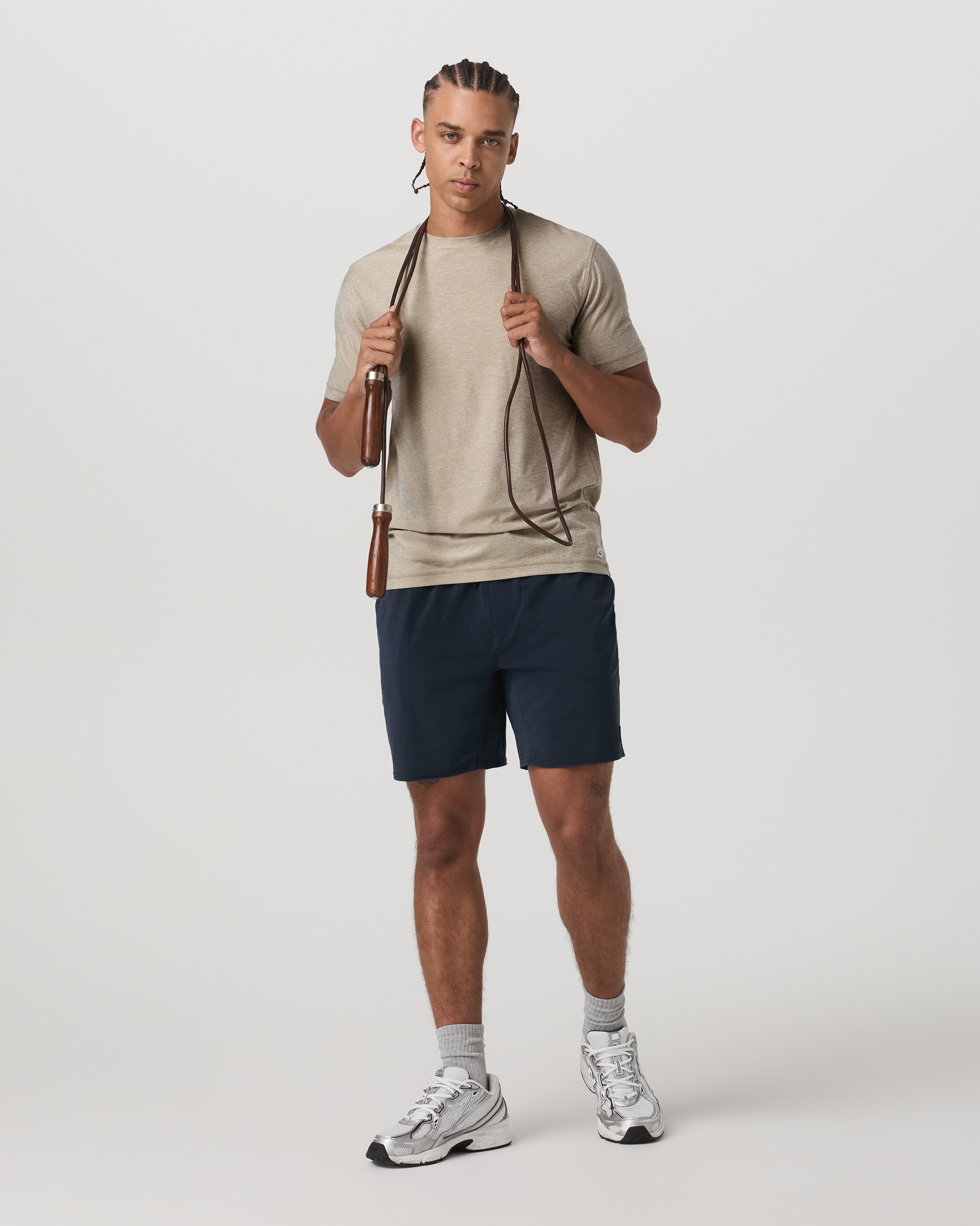 Strato Tech Tee | Truffle Heather - Image 4