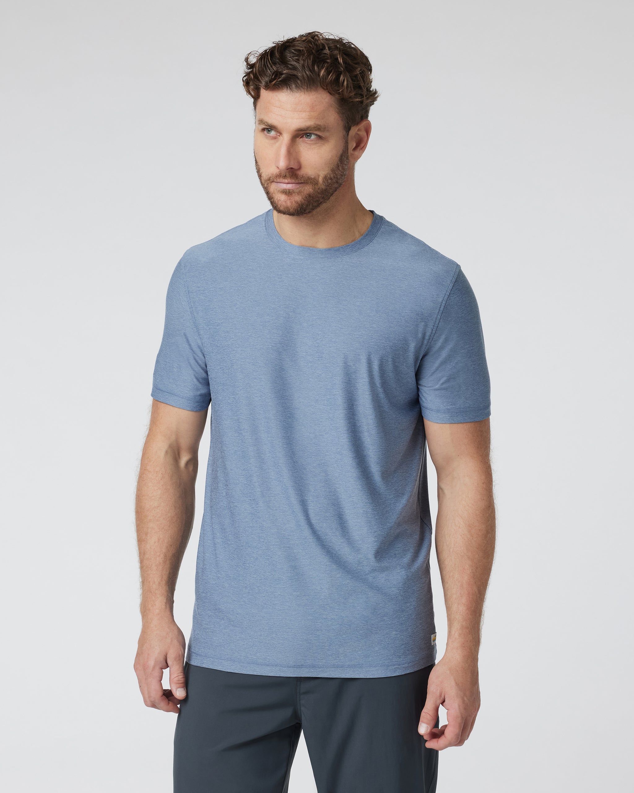 Strato Tech Tee | Chambray Heather