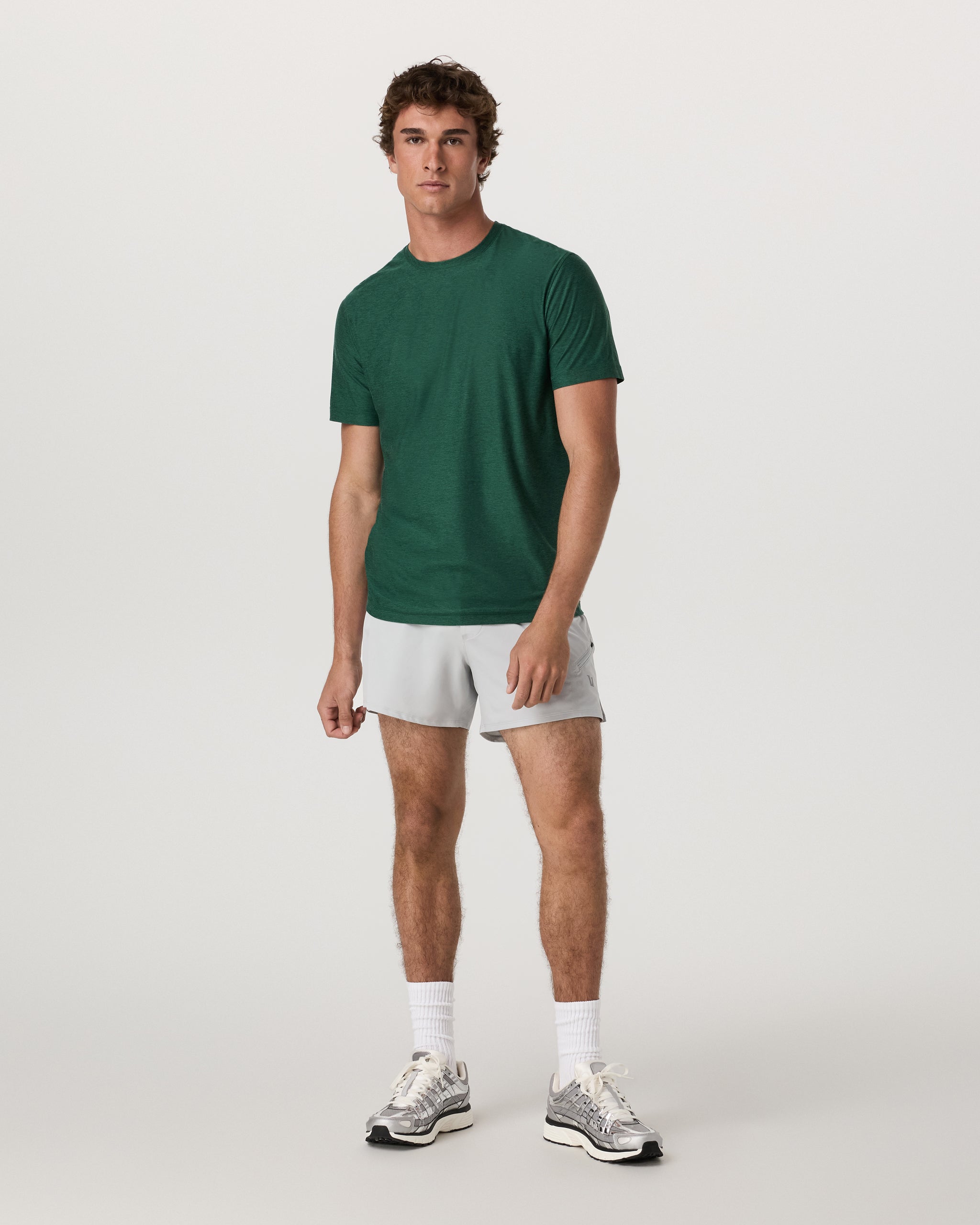 Strato Tech Tee | Viridian Heather - Image 5