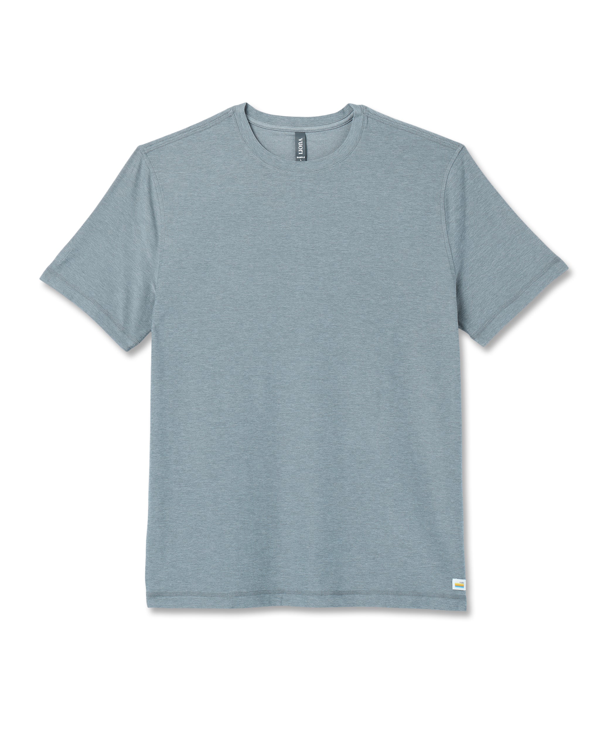 Strato Tech Tee | Dusty Blue Heather - Image 4