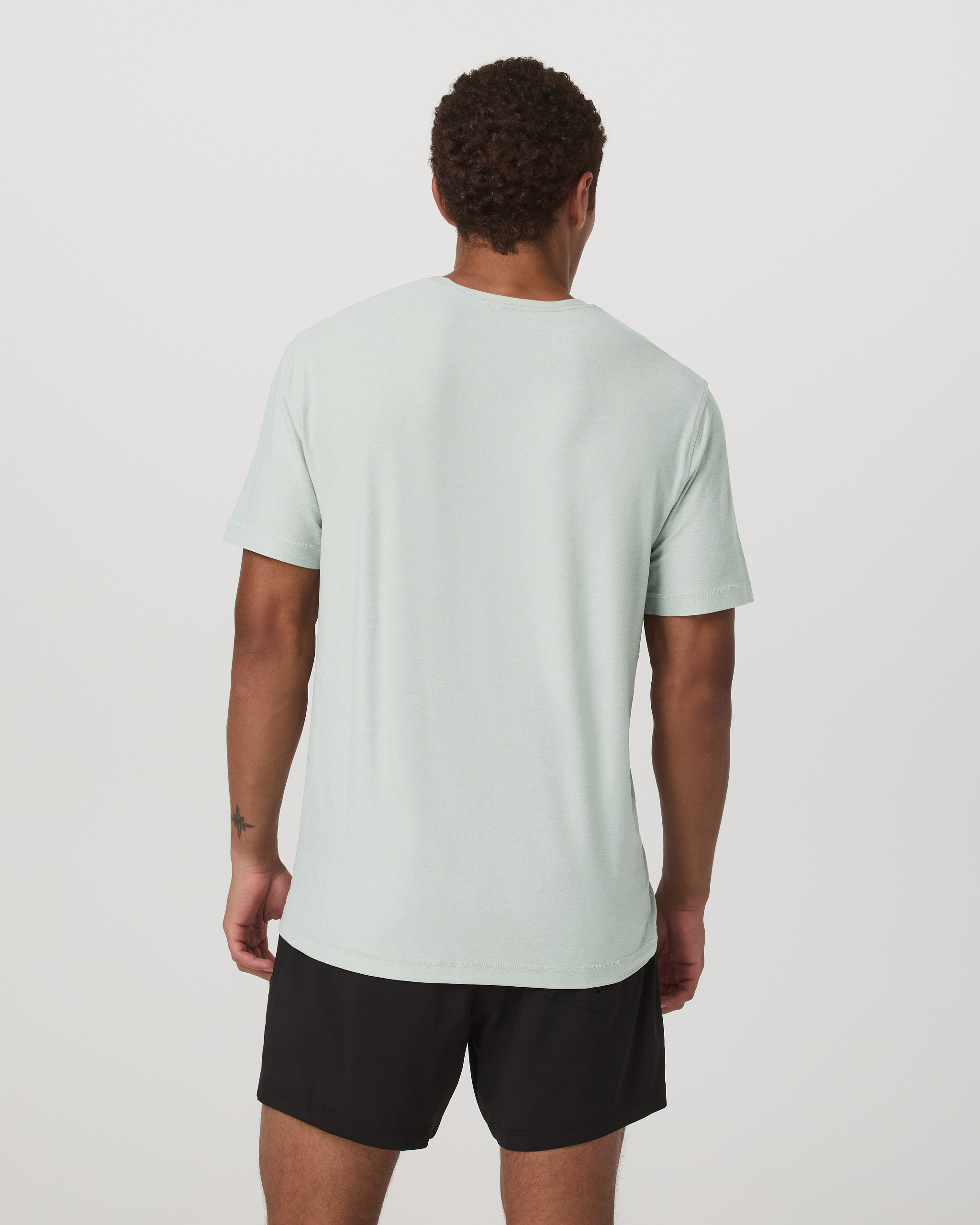 Strato Tech Tee | Storm Blue Heather - Image 3