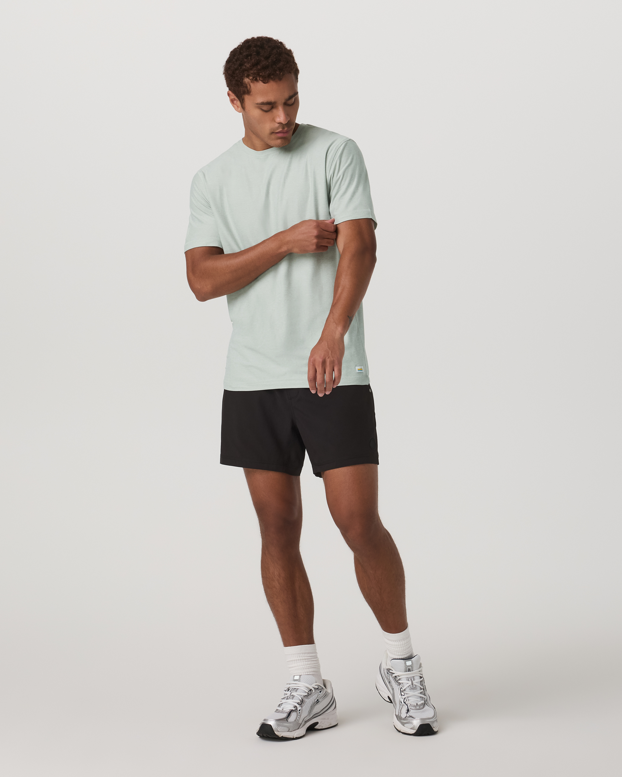 Strato Tech Tee | Storm Blue Heather - Image 4