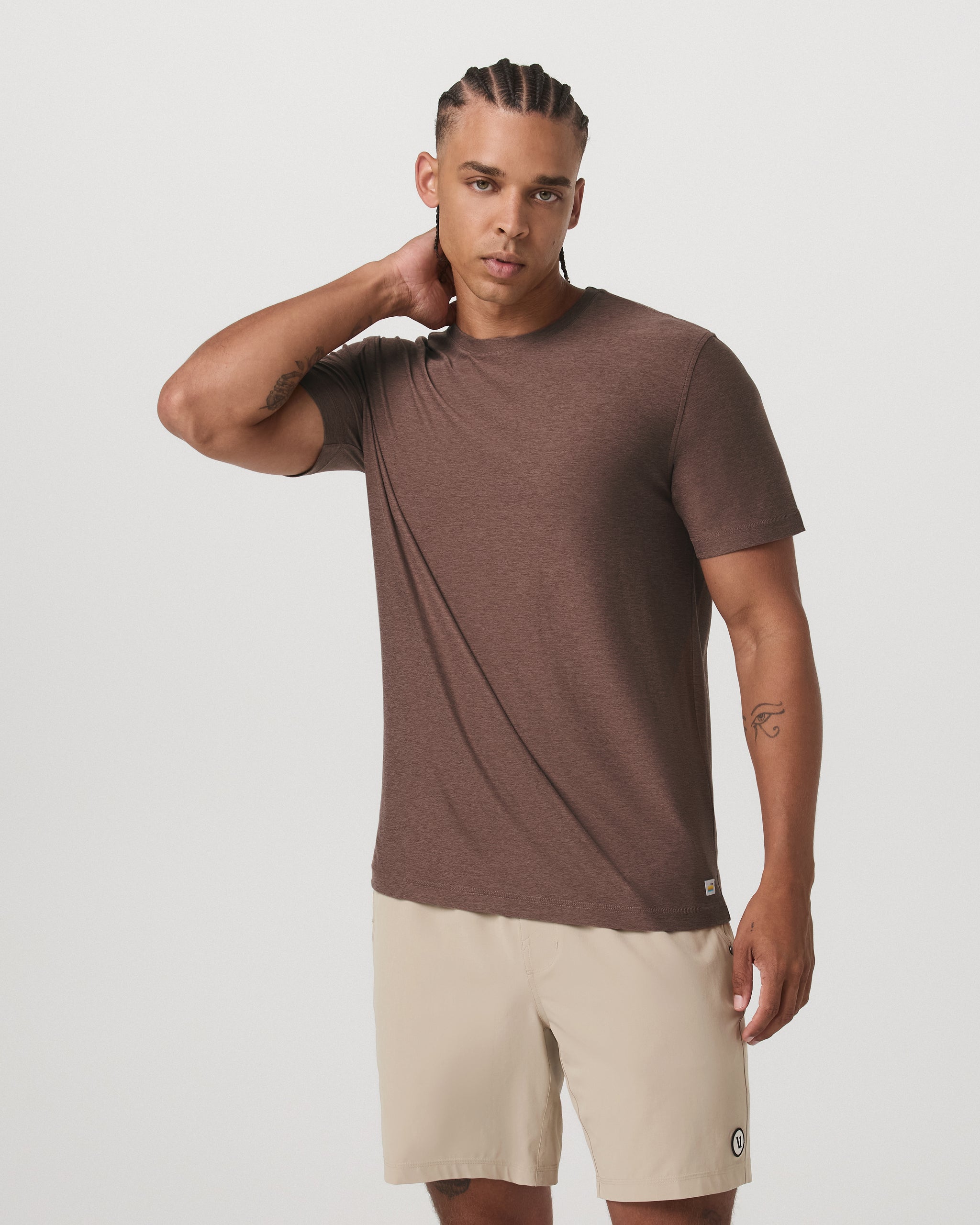 Strato Tech Tee | Sable Heather