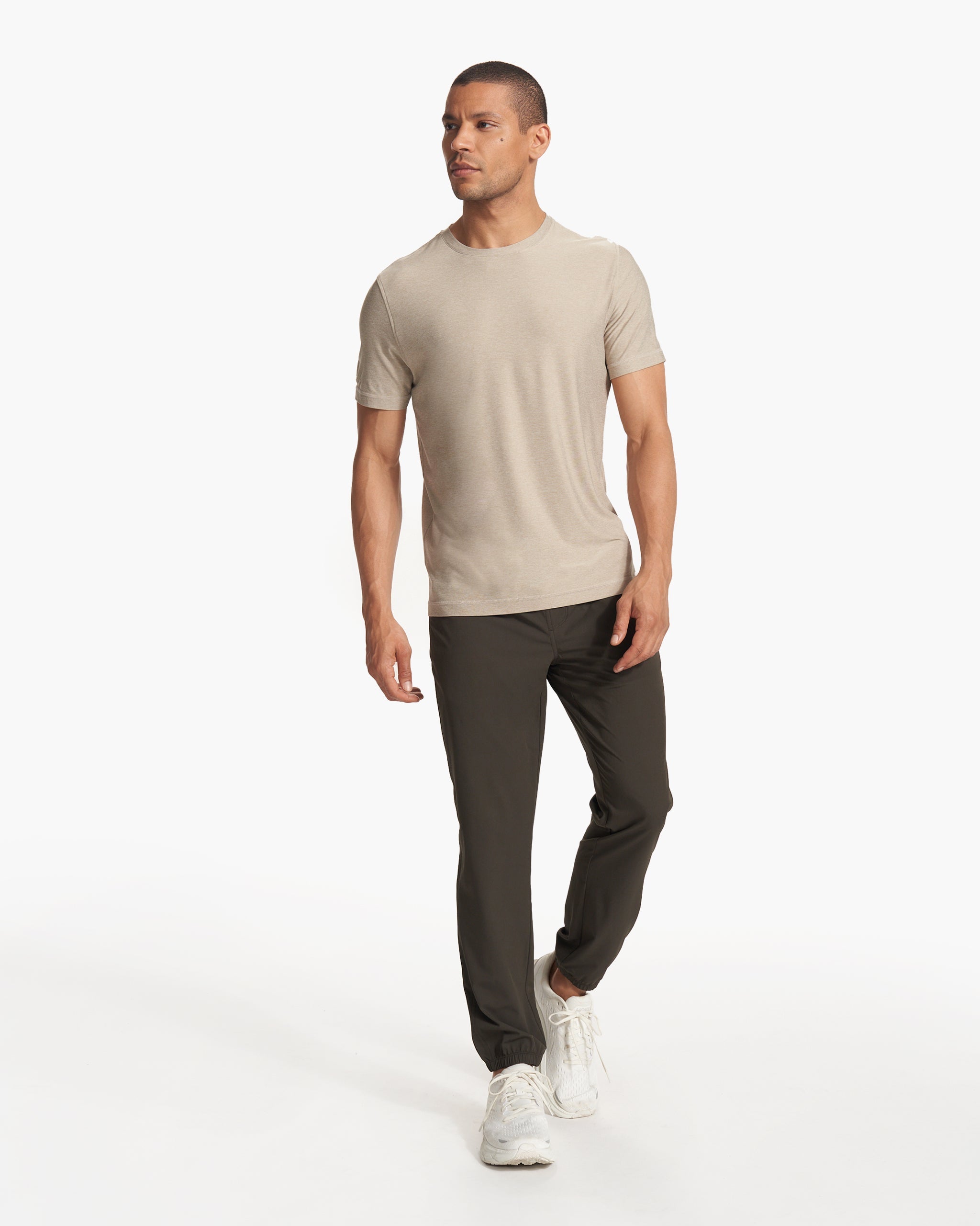 Strato Tech Tee | Toast Heather - Image 3