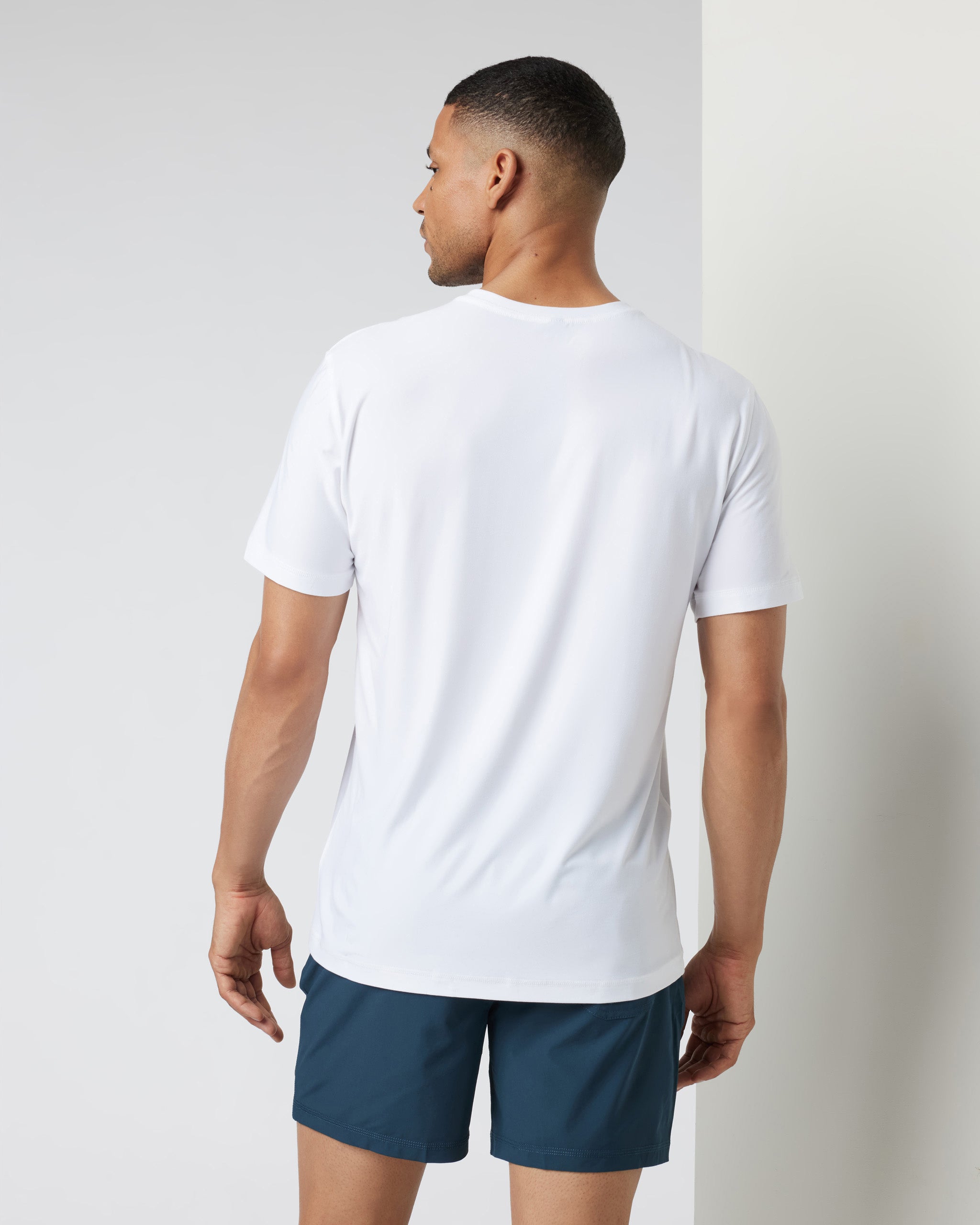 Strato Tech Tee | White - Image 3