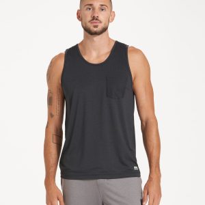 Tradewind Performance Tank | Black Heather