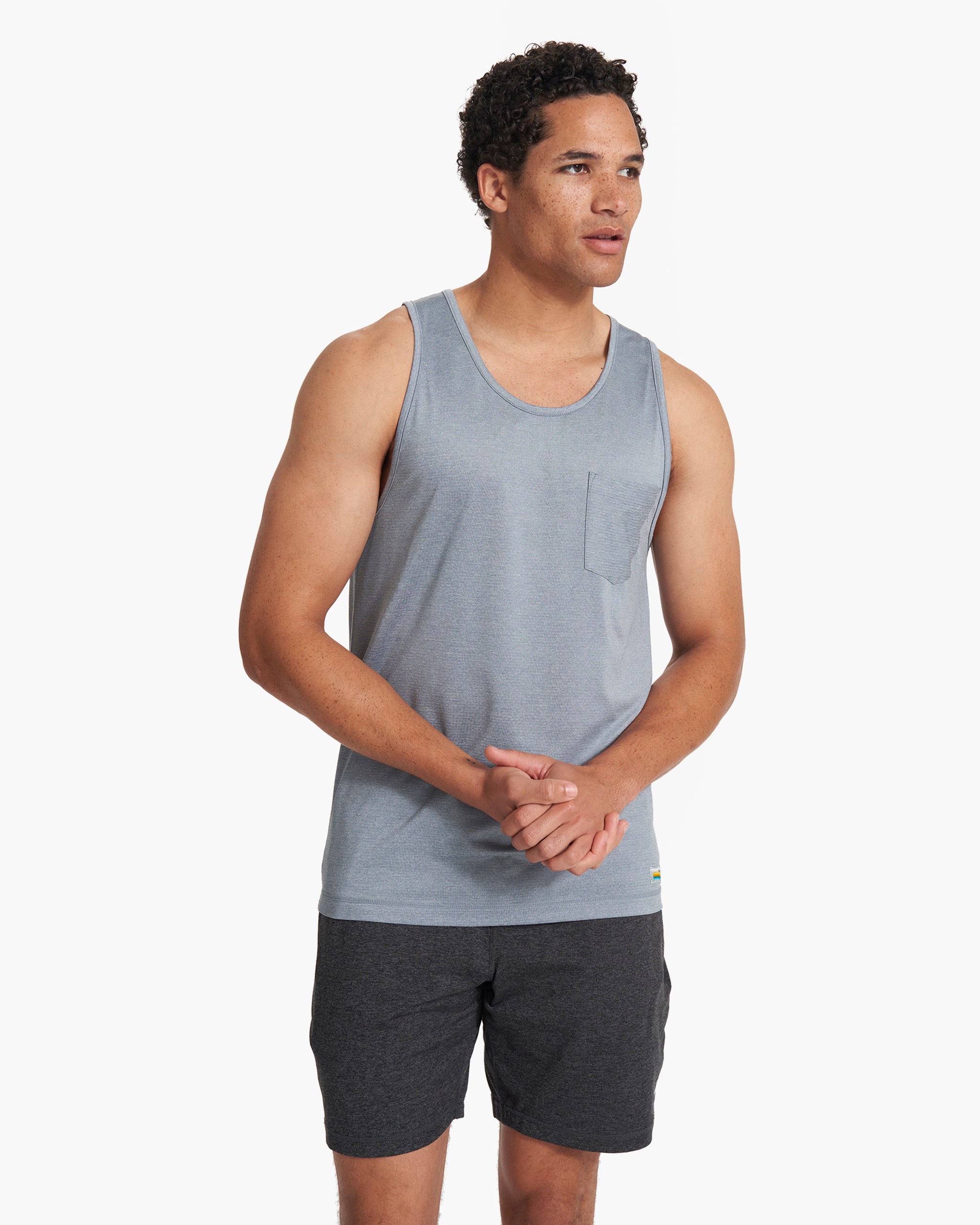 Tradewind Performance Tank | Cloud Heather - Image 2