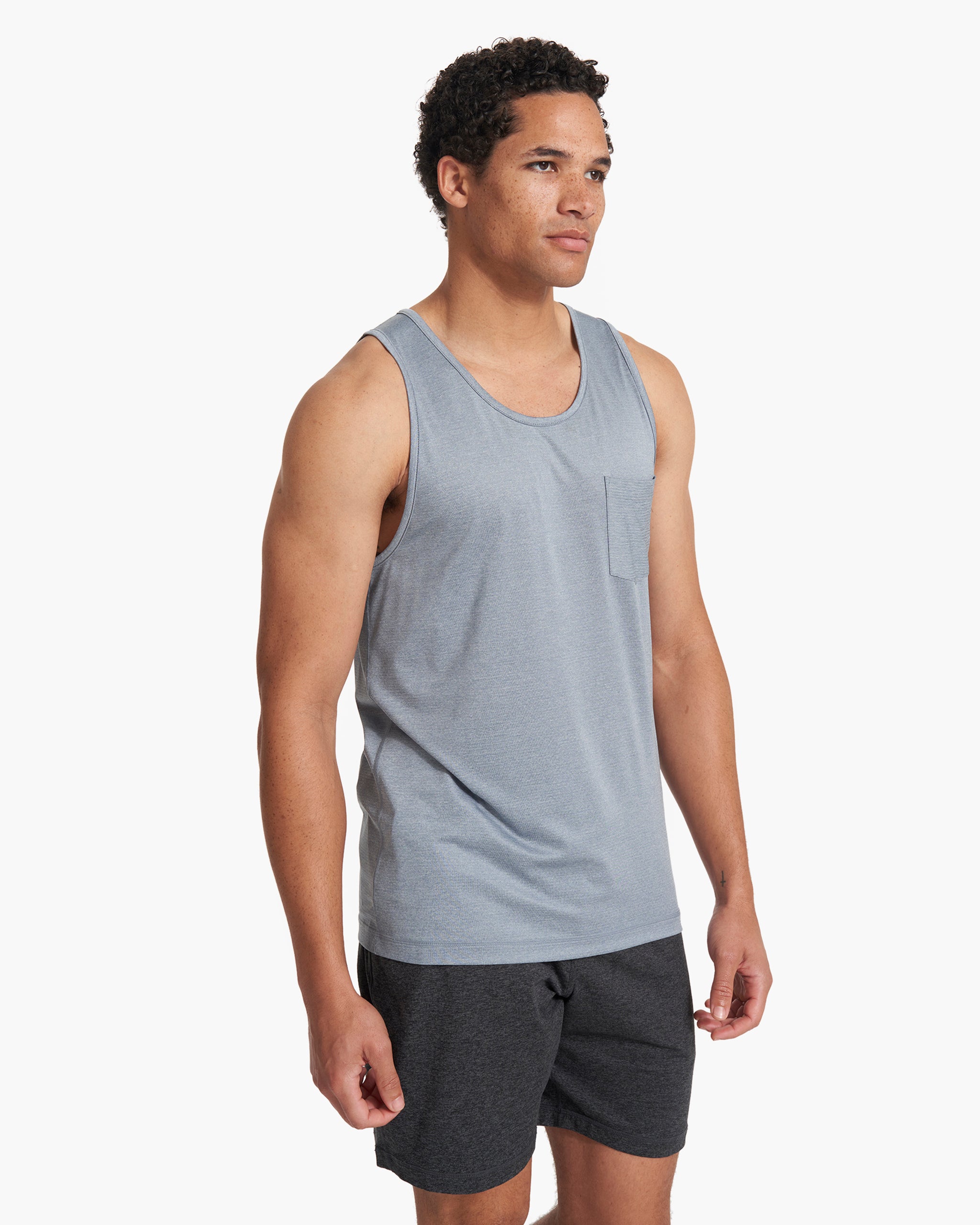 Tradewind Performance Tank | Cloud Heather - Image 4