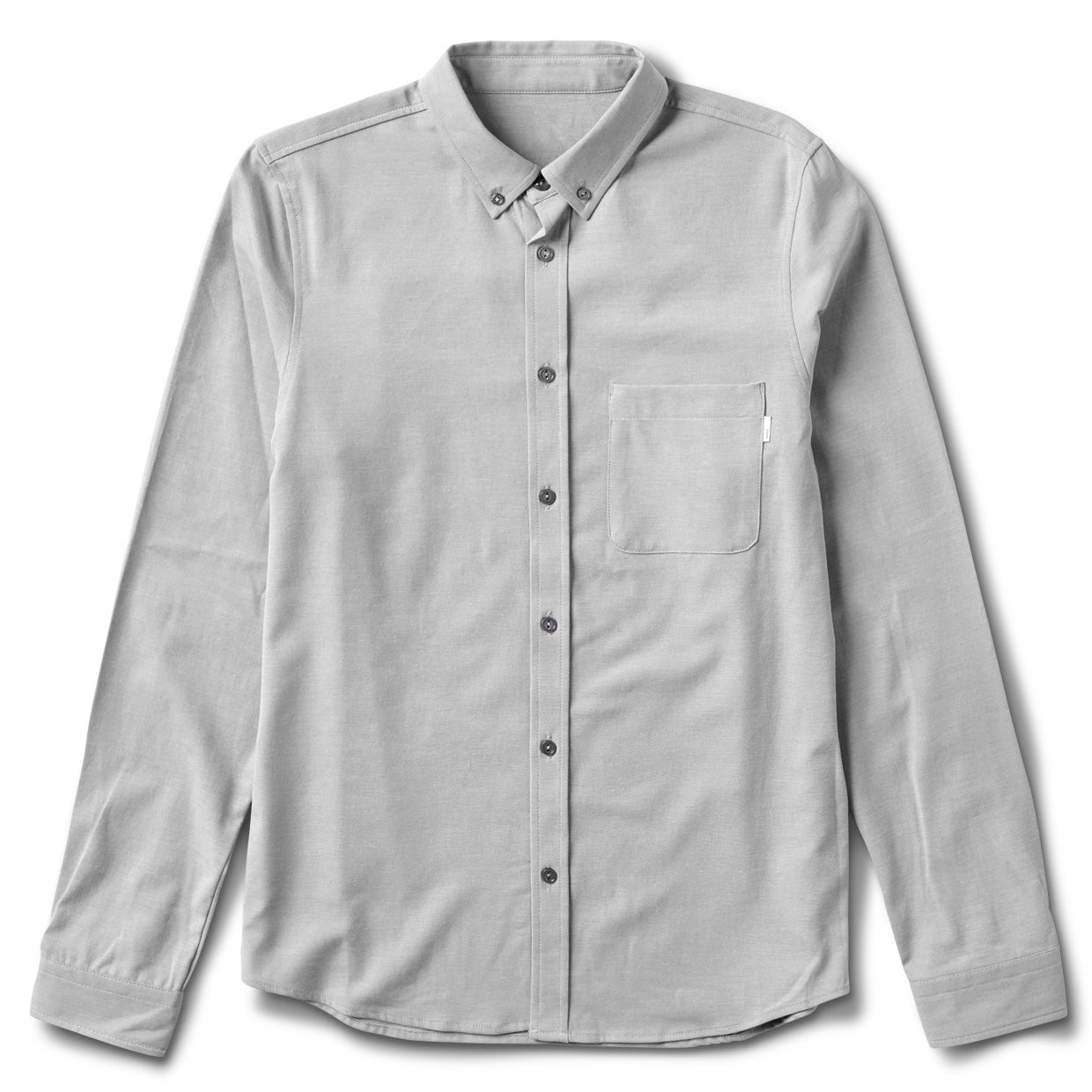 Bishop Long-Sleeve Button-Down | Light Grey - Image 5