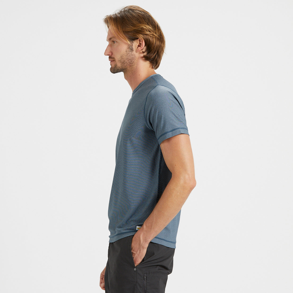 Flux Tee | Indigo Heather - Image 2