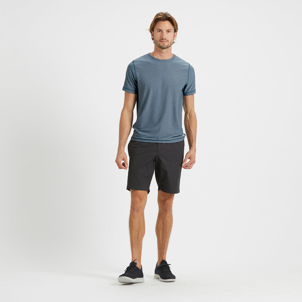 Flux Tee | Indigo Heather - Image 4