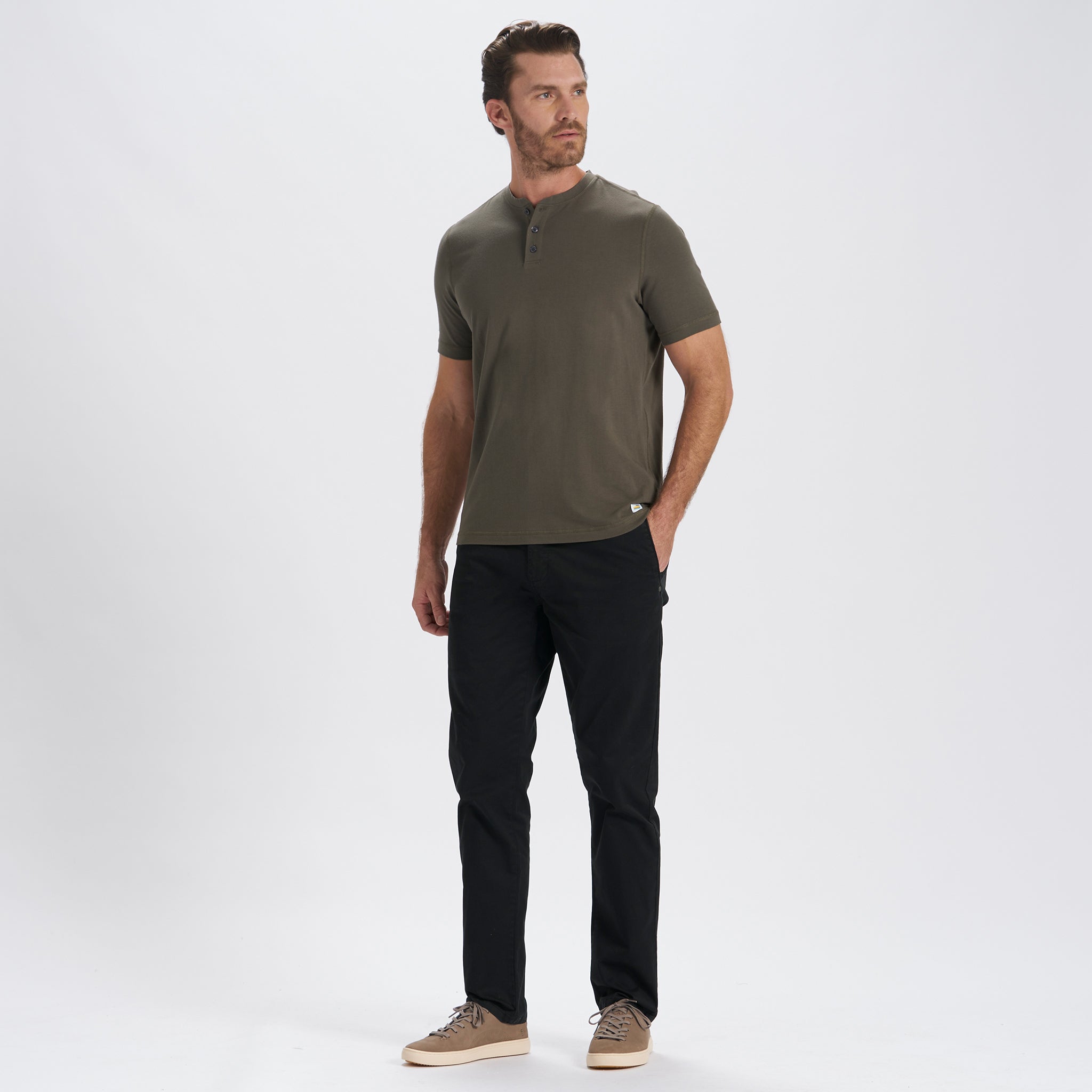 Short-Sleeve Tuvalu Henley | Oregano - Image 4