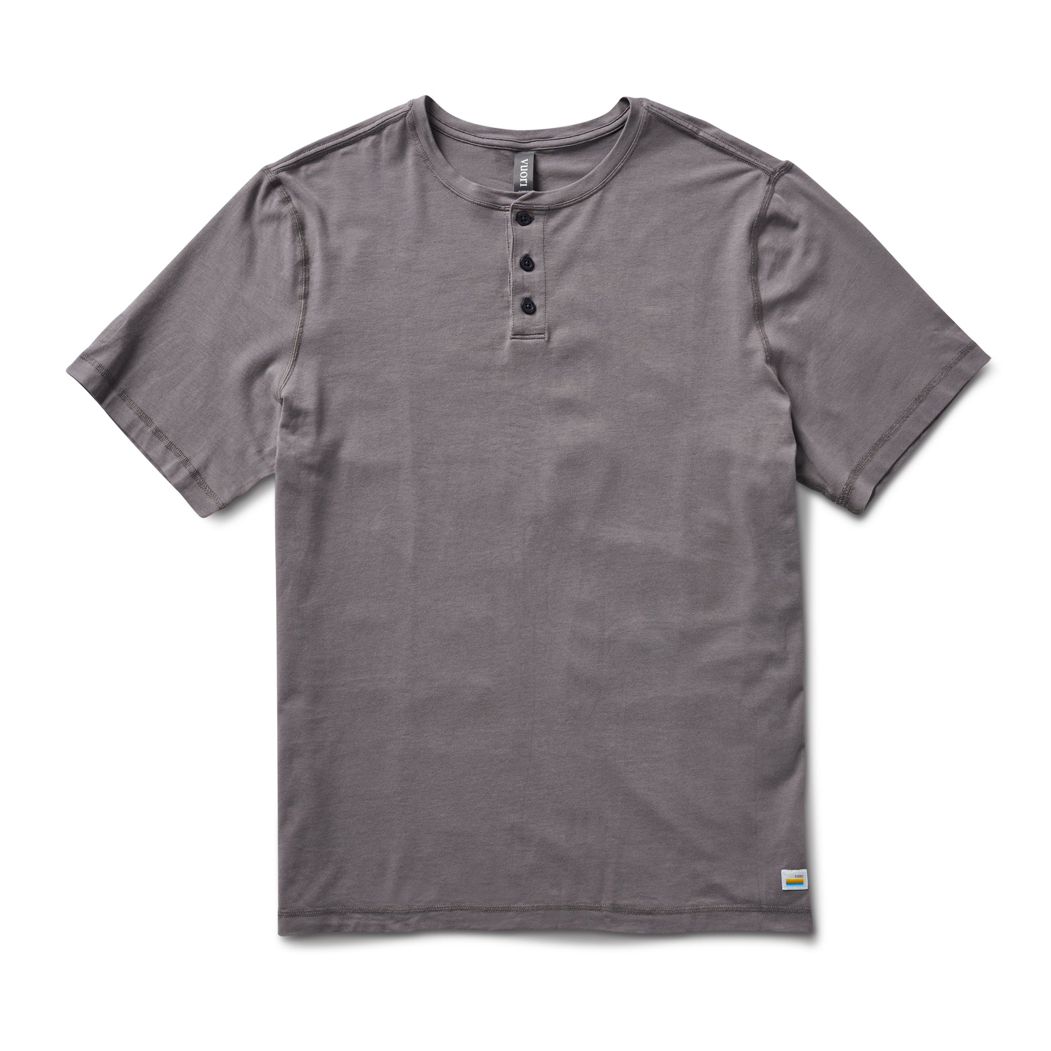Short-Sleeve Tuvalu Henley | Smoke - Image 6