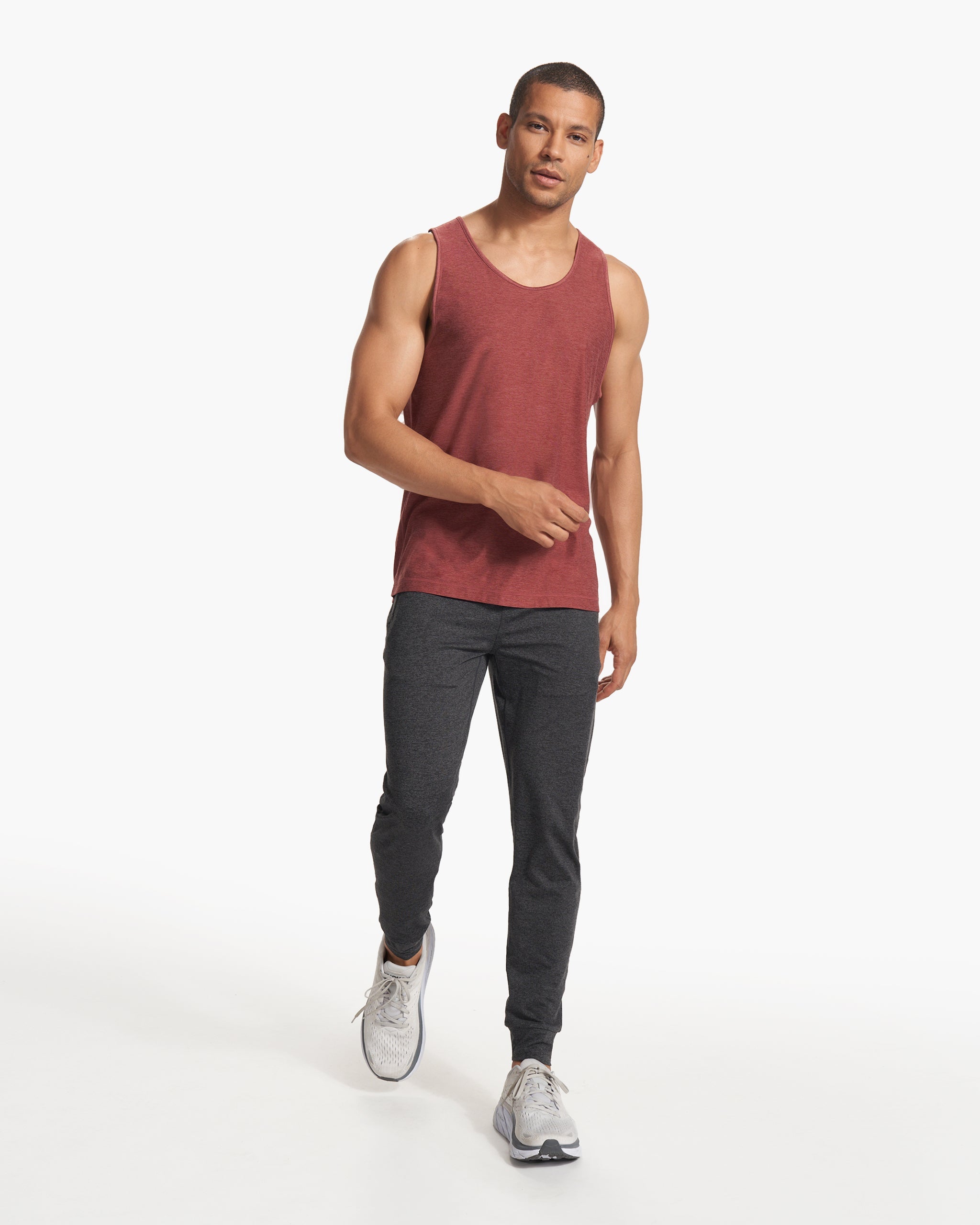 Strato Tech Tank | Earth Red Heather - Image 3