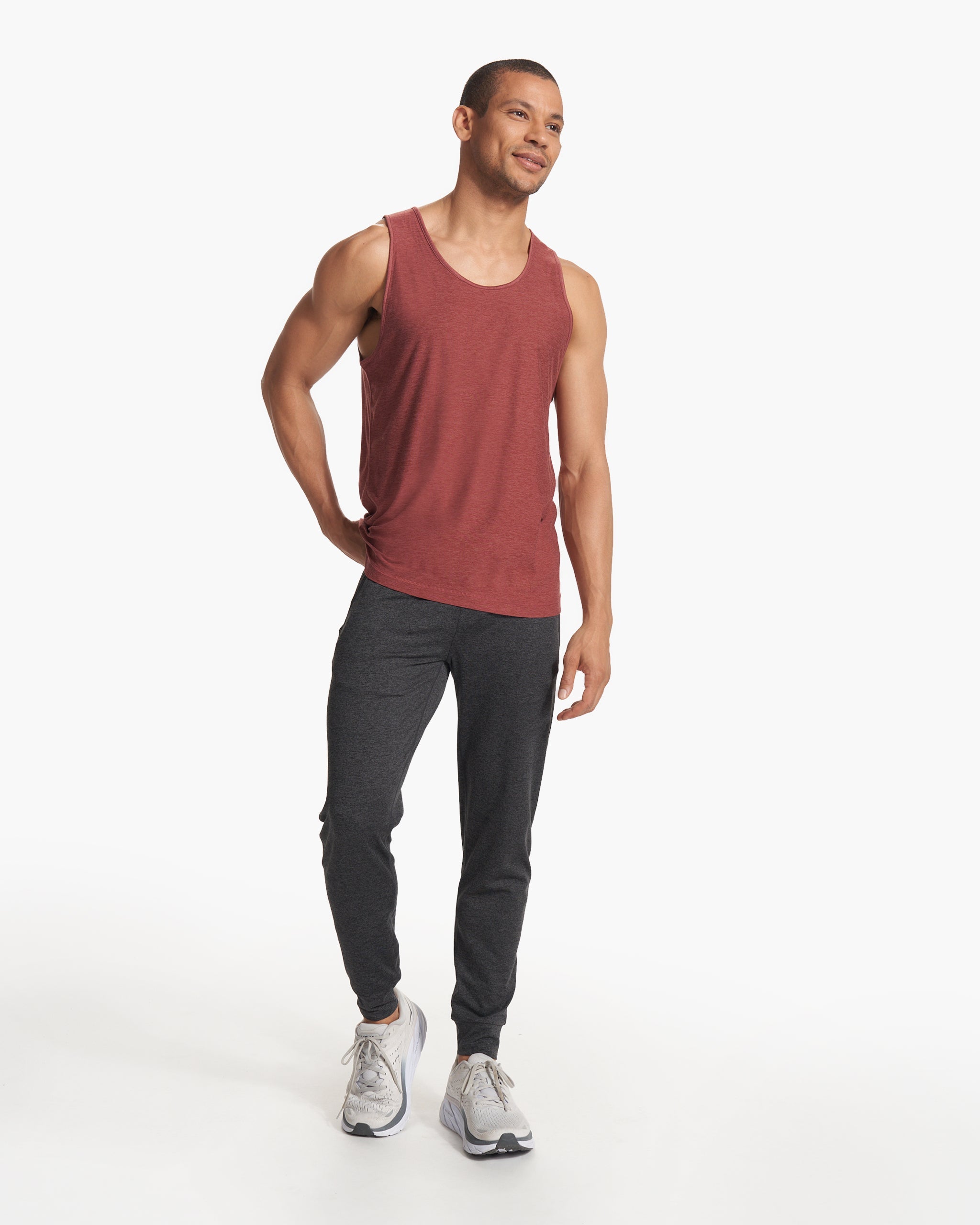 Strato Tech Tank | Earth Red Heather - Image 5