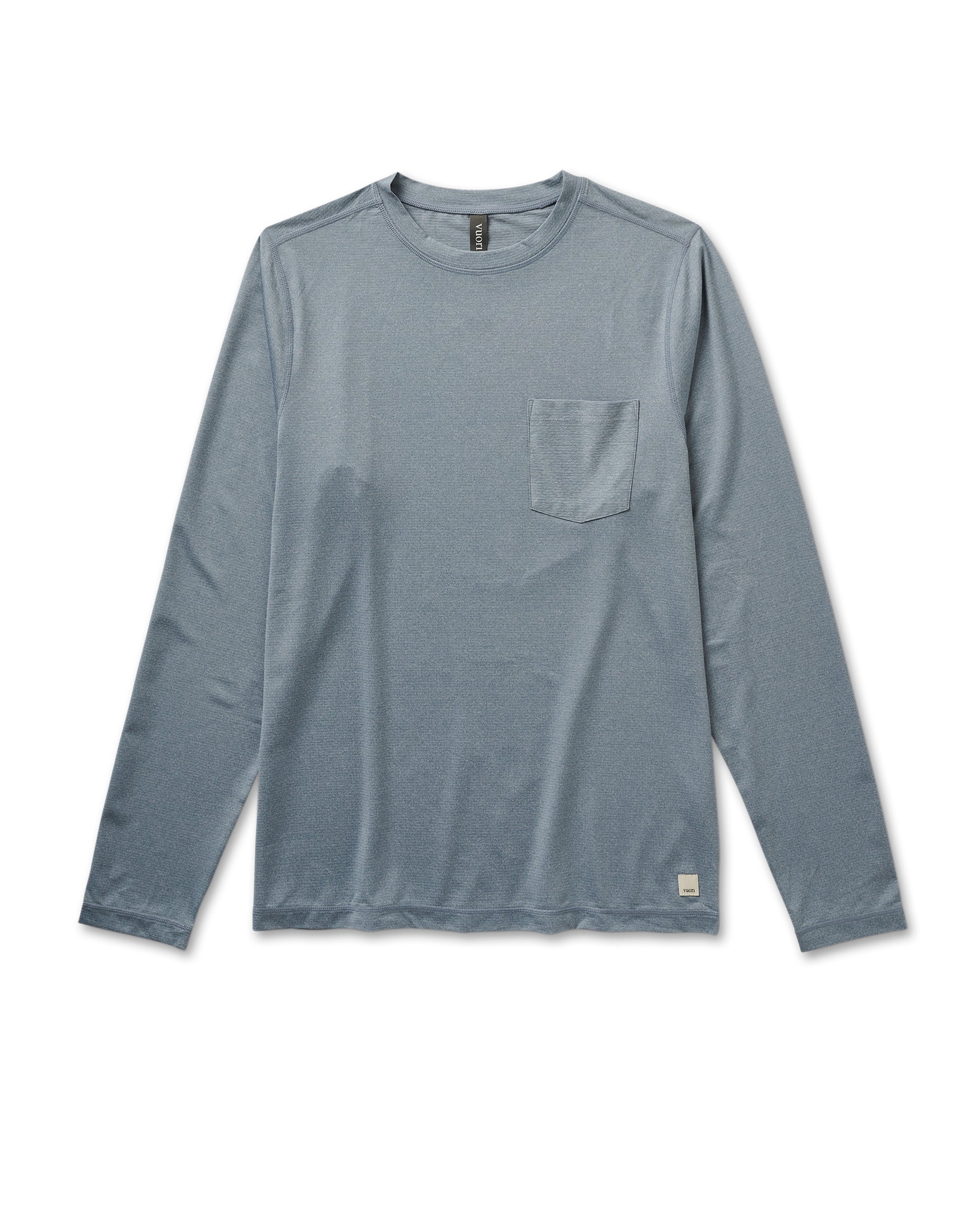 Long Sleeve Tradewind Performance Tee | Cloud Heather - Image 4