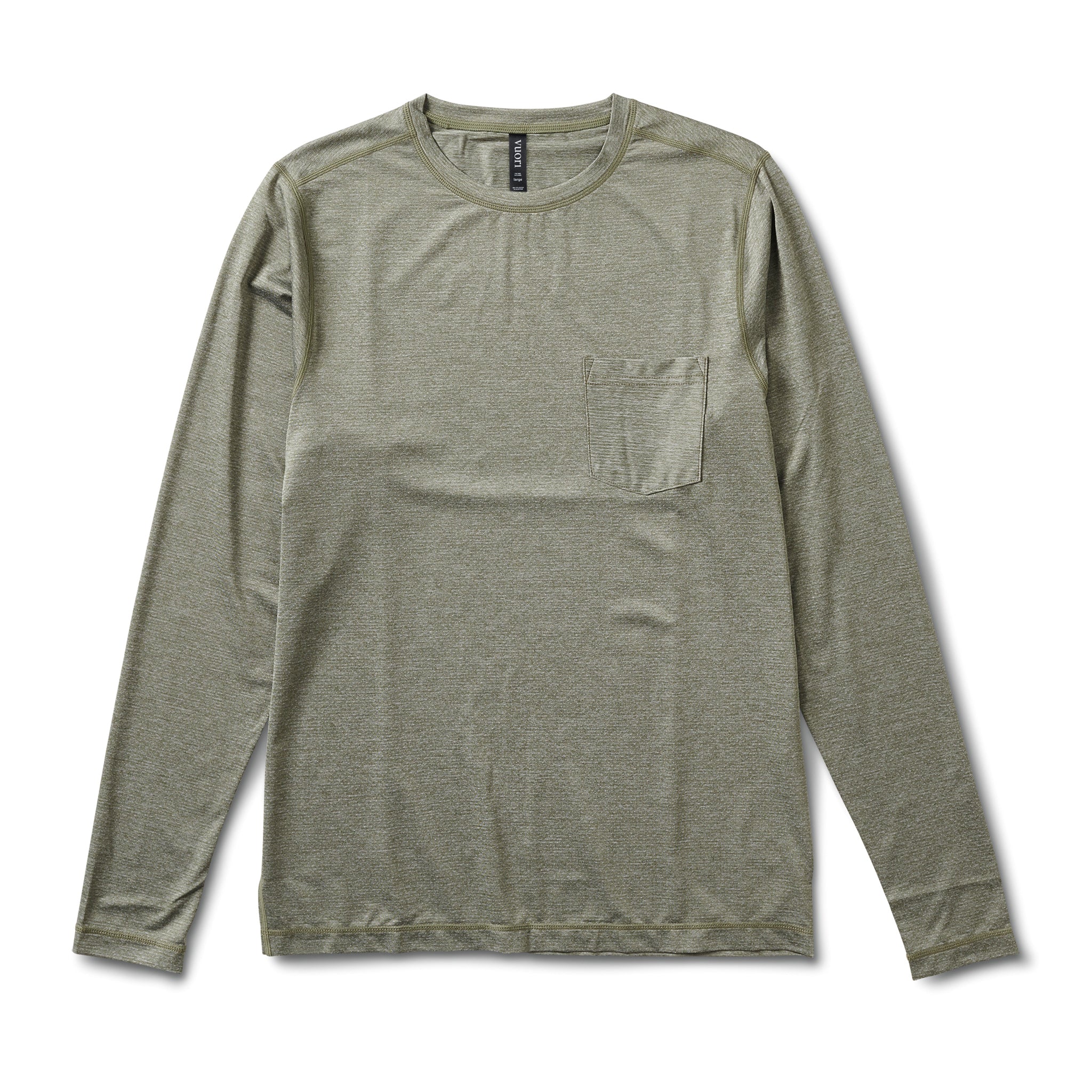 Long-Sleeve Tradewind Performance Tee | Army Heather - Image 5
