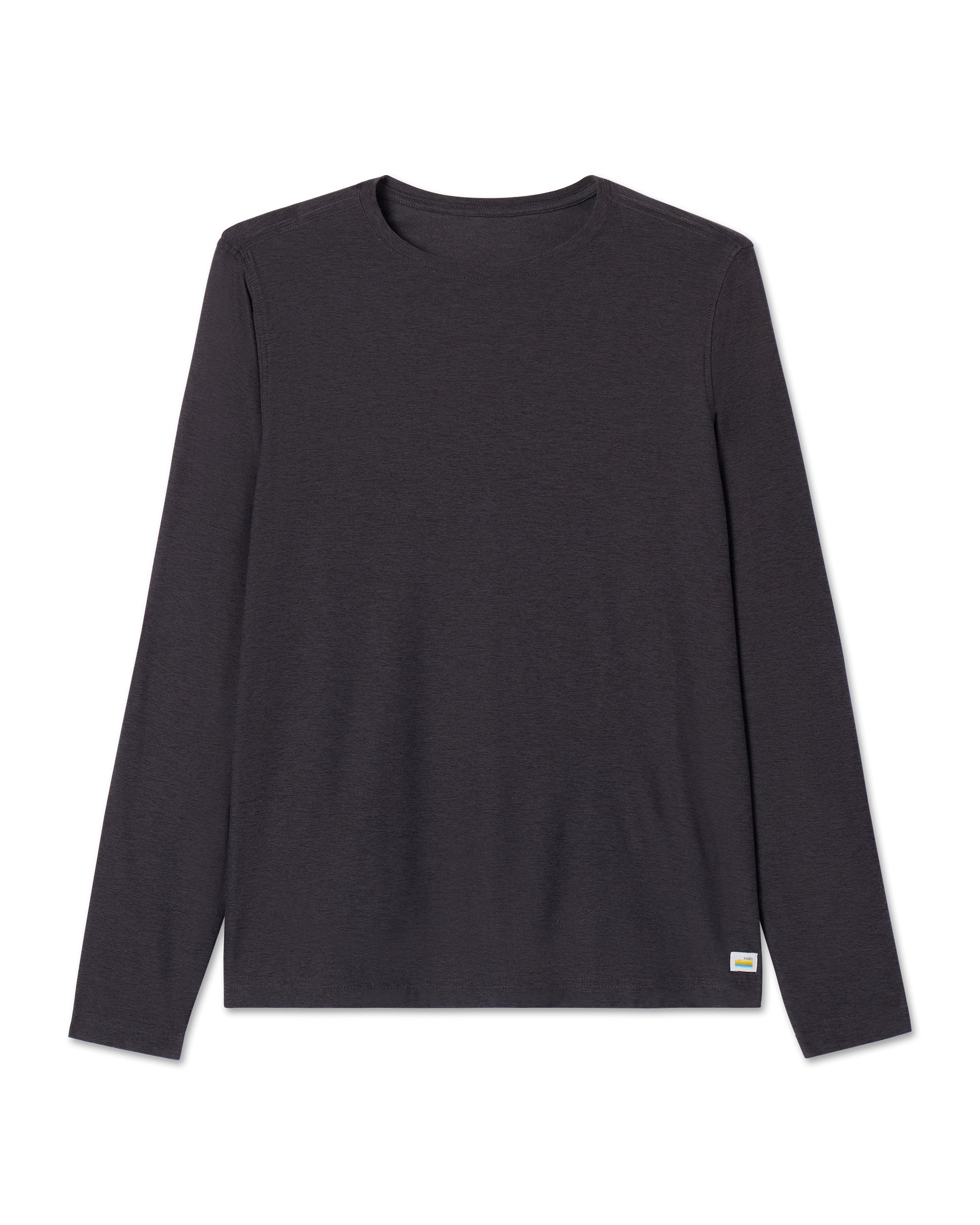 Long Sleeve Strato Tech Tee | Charcoal Heather - Image 4