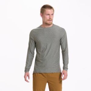 Long Sleeve Strato Tech Tee | Dusty Pine Heather