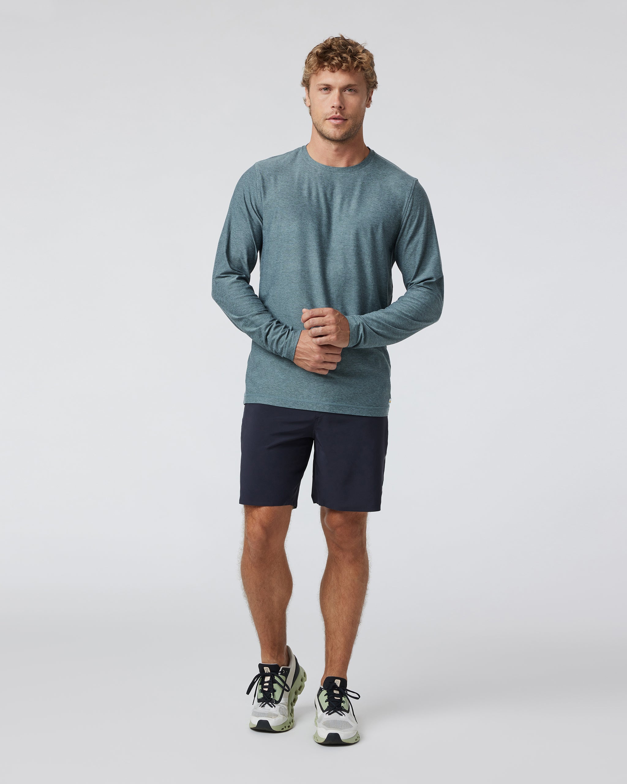 Long Sleeve Strato Tech Tee | Kashmir Heather - Image 3