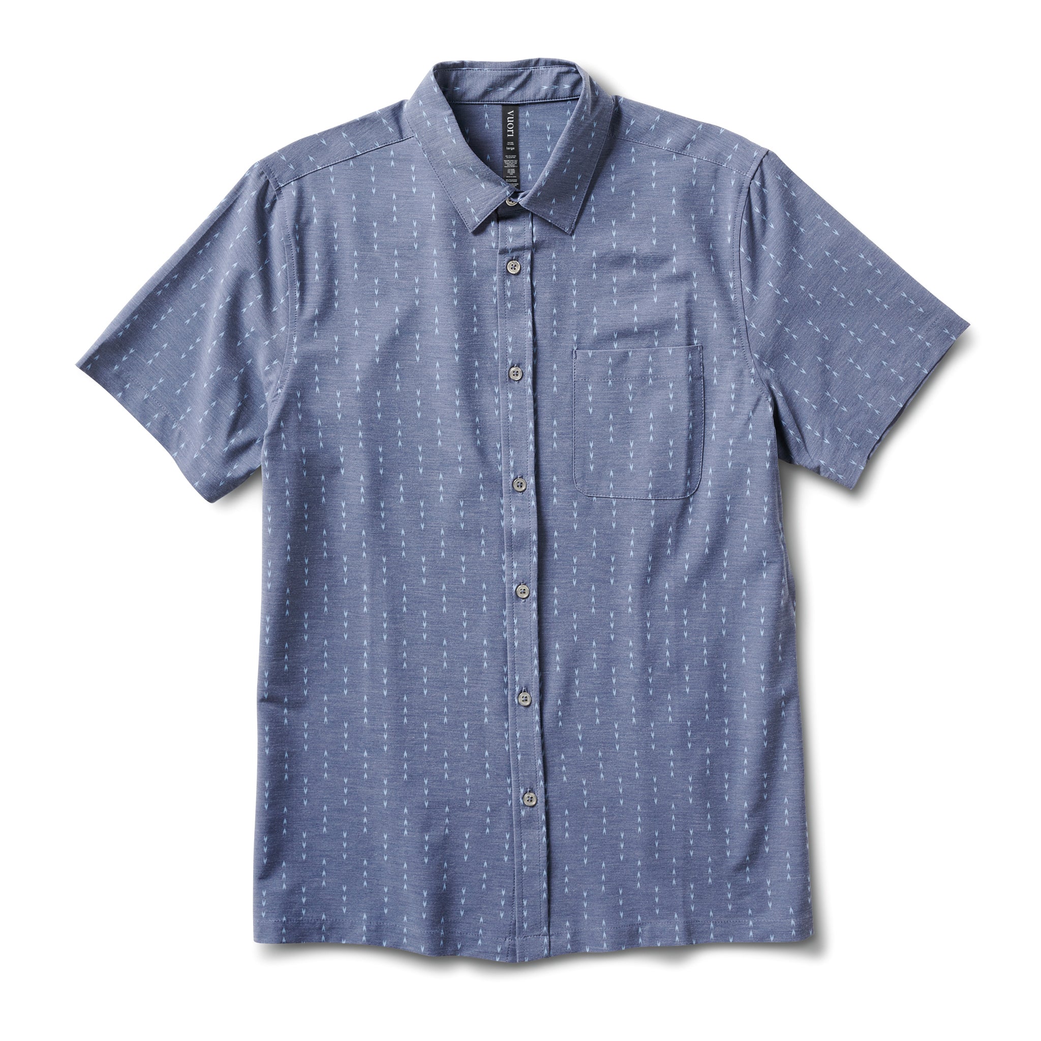 Short-Sleeve Bridge Button Down | Azure Arrows - Image 5