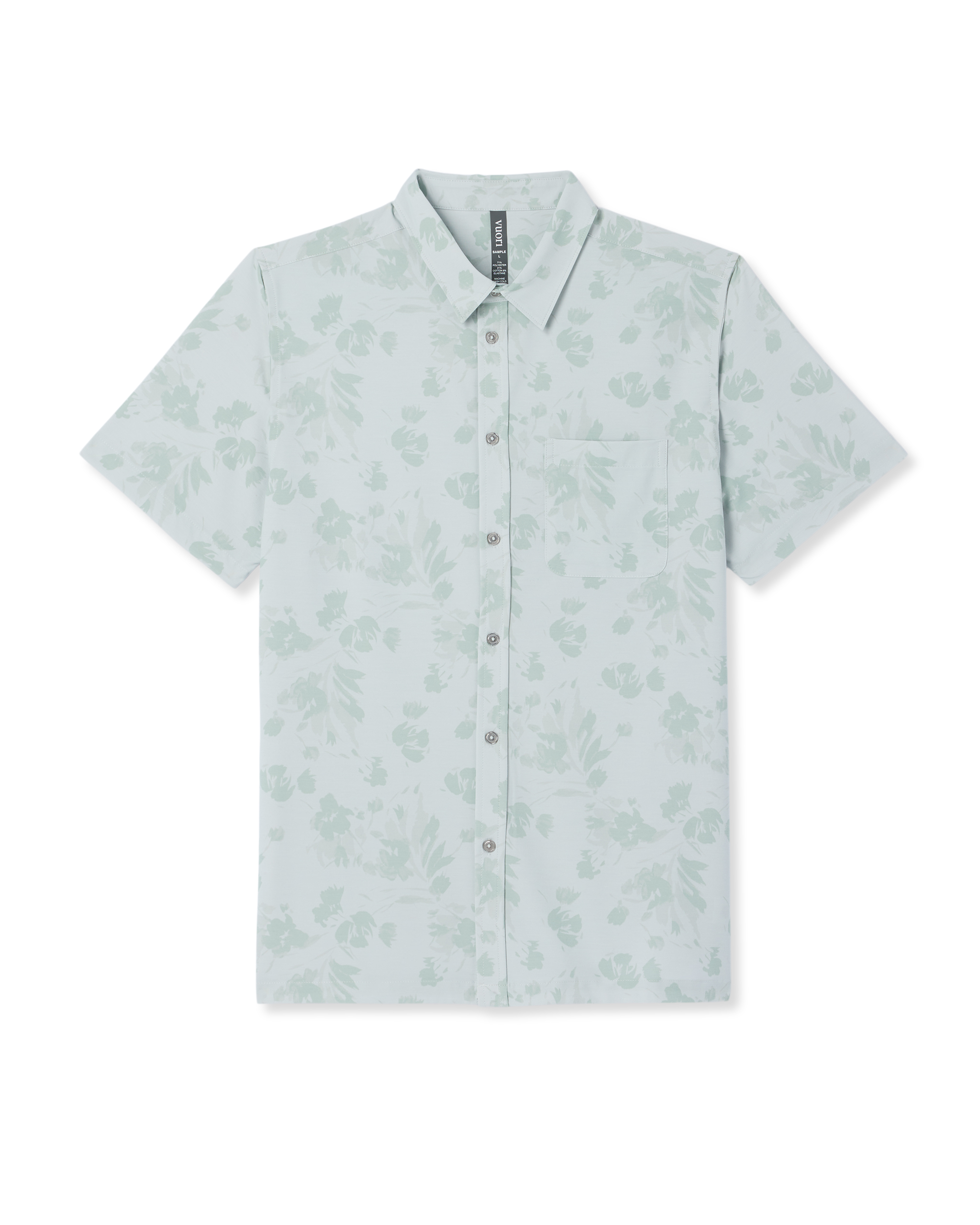 Short Sleeve Bridge Button Down | Storm Blue Fleur - Image 6